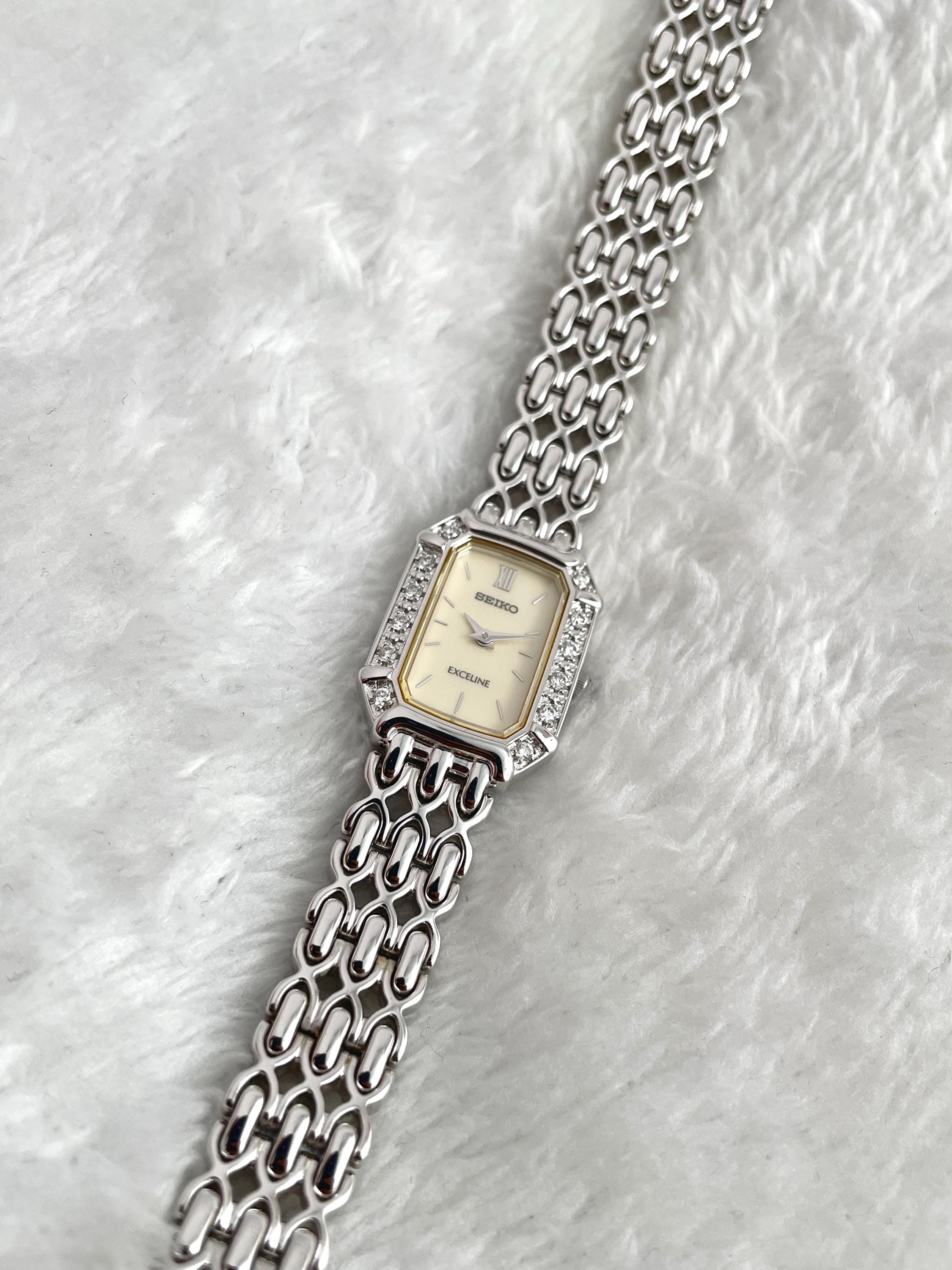 Seiko Exceline Diamond Bezel Shell
