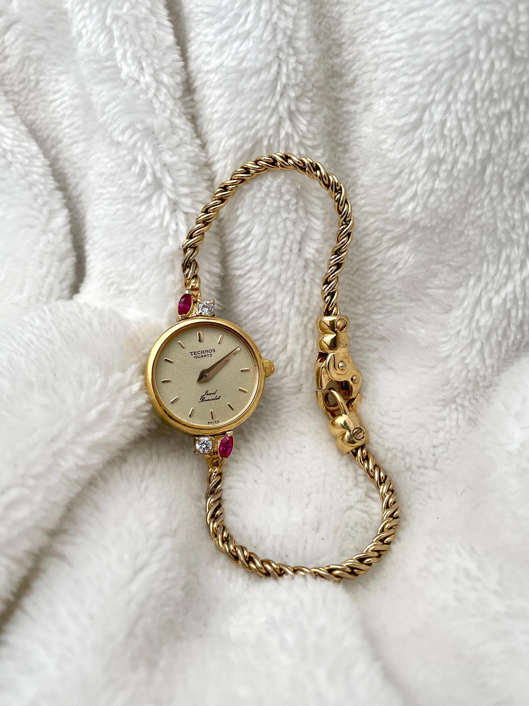 Technos Rubies Rope Bracelet
