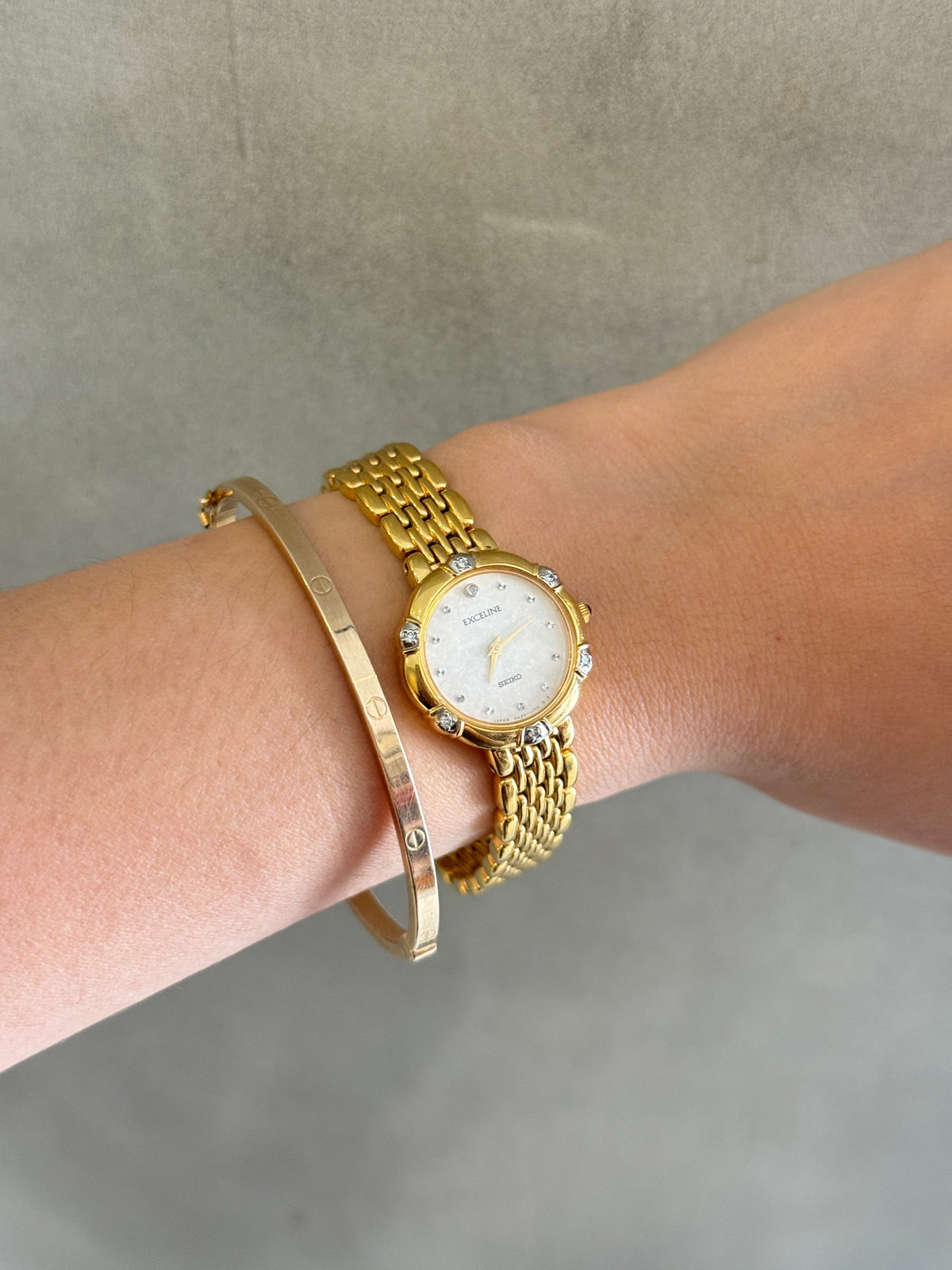 Seiko Exceline Gold 6P Gems