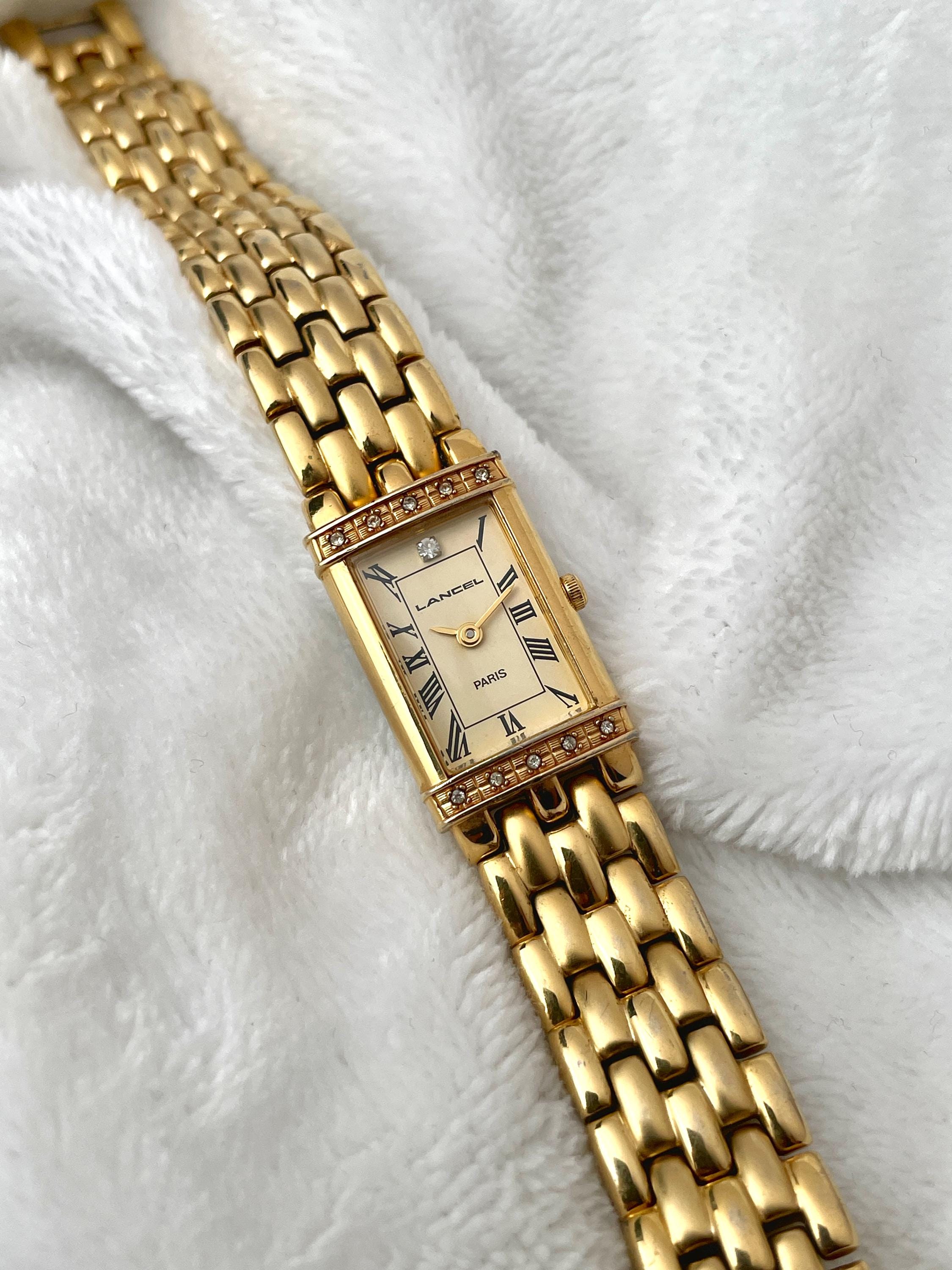 Lancel Tank Paris Gold with Diamond