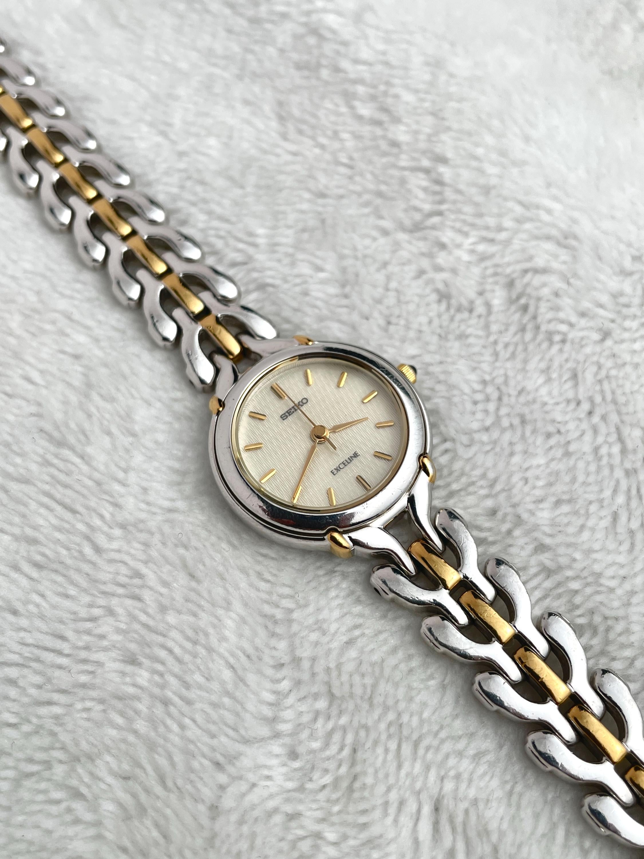 Seiko Exceline Two-Tone Textured Dial