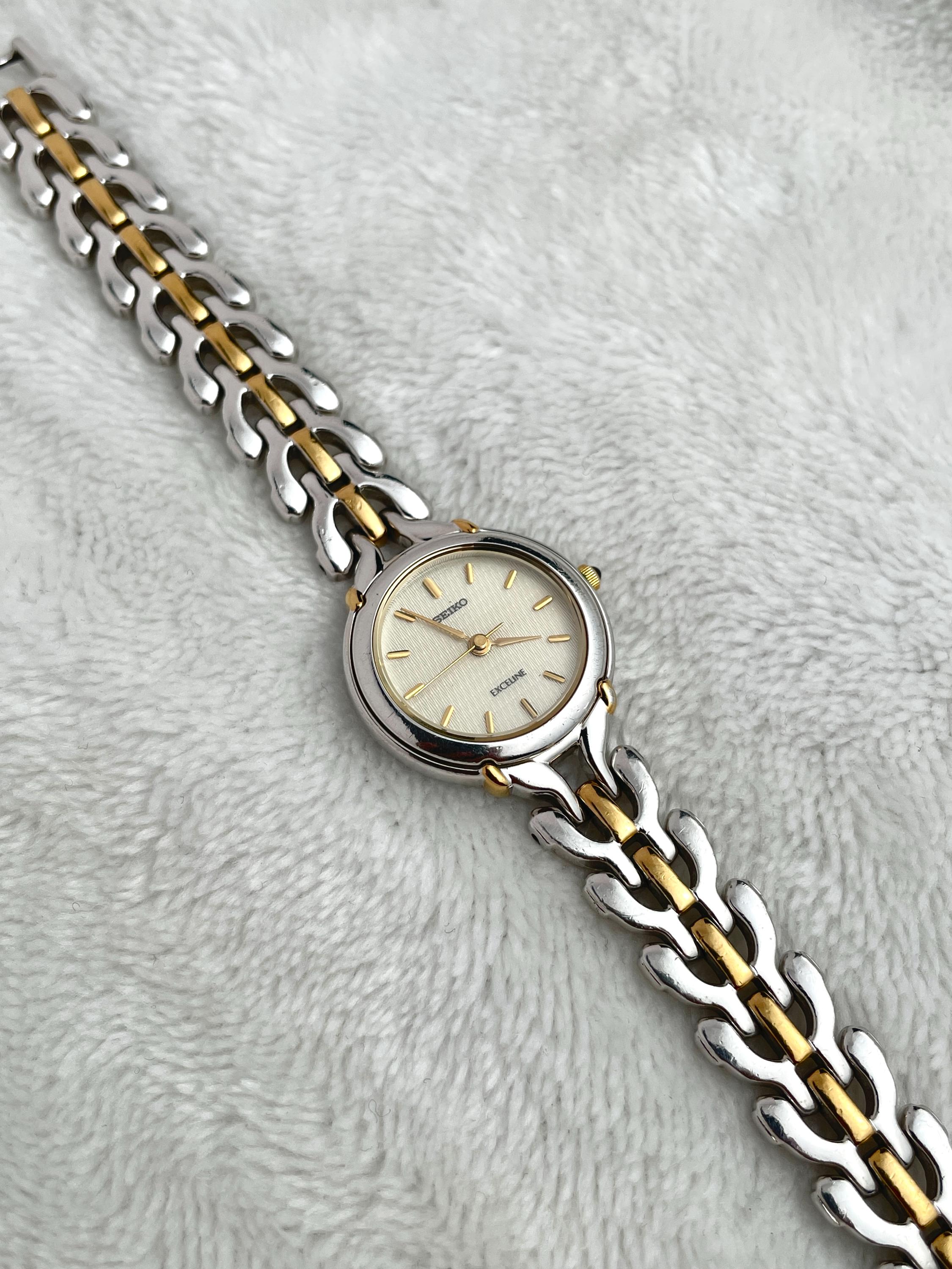 Seiko Exceline Two-Tone Textured Dial