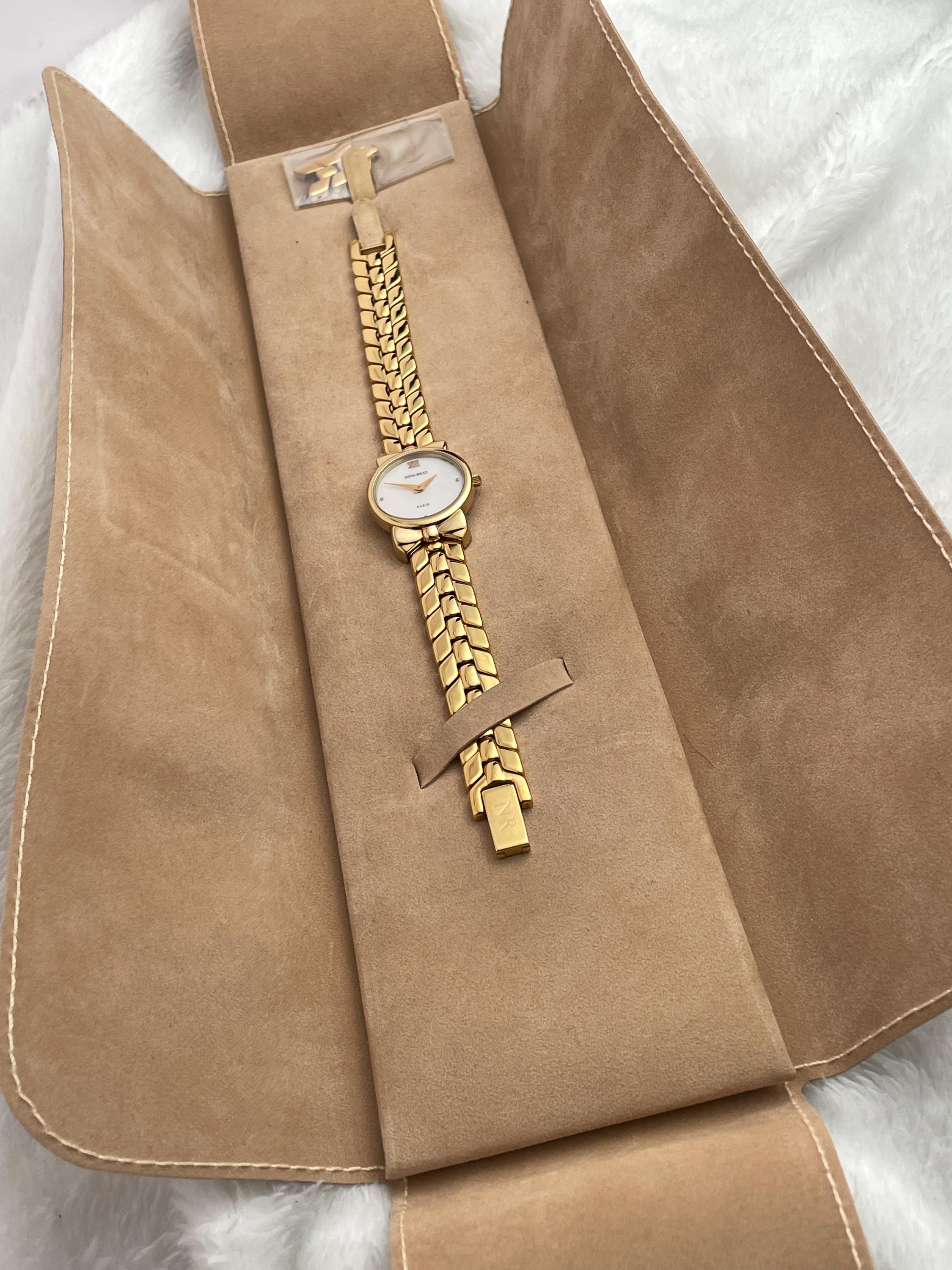 Nina Ricci D954 Gold Tone Ribbon