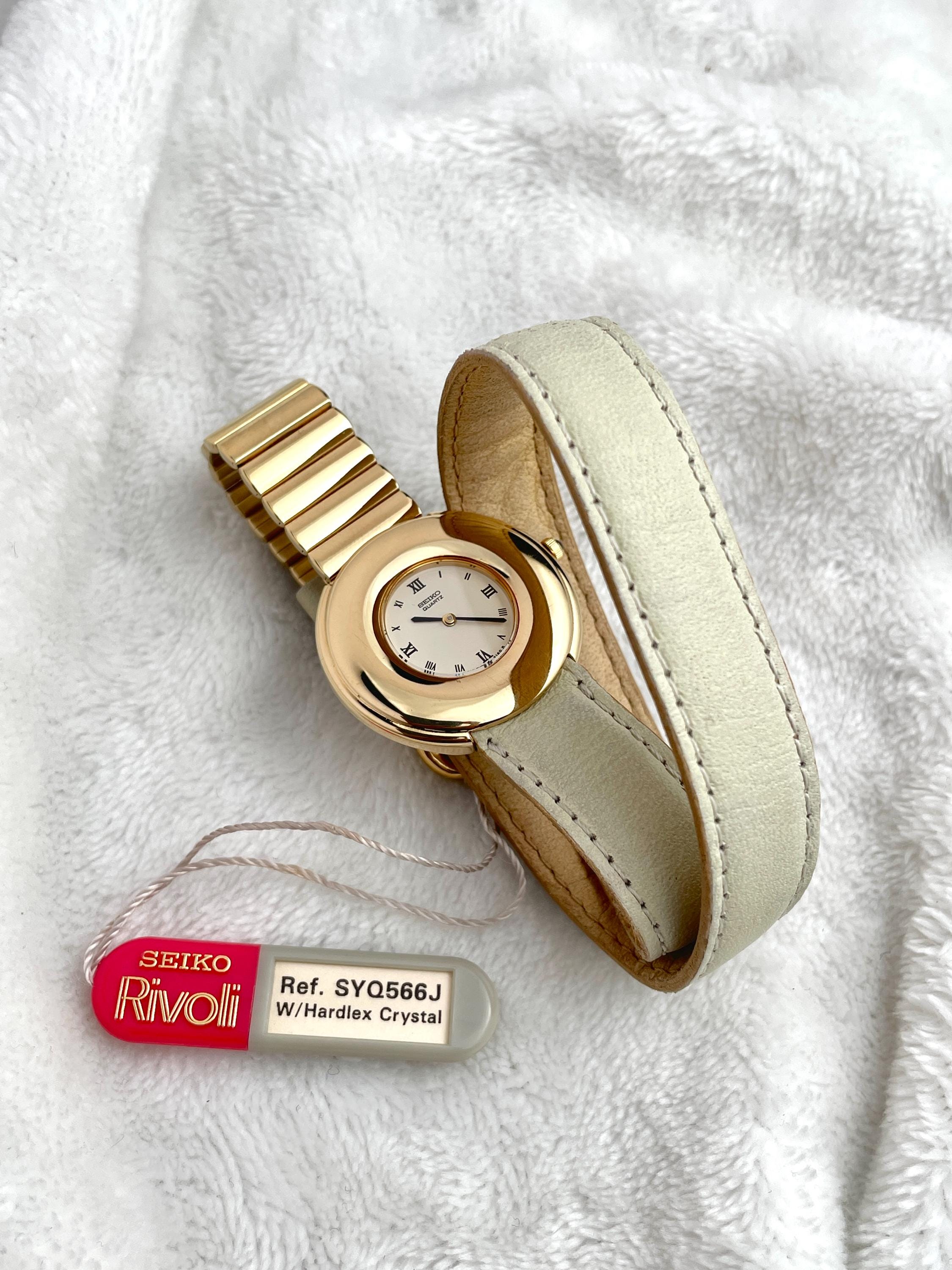 Seiko Rivoli Roman Index Leather Strap