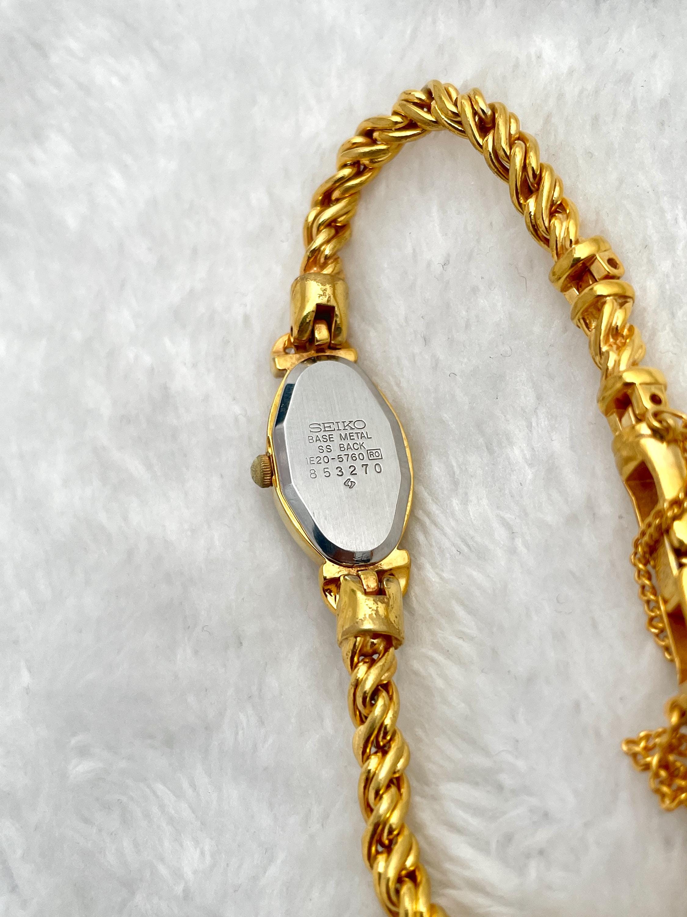 Seiko Oval Rope Rubies and Diamond