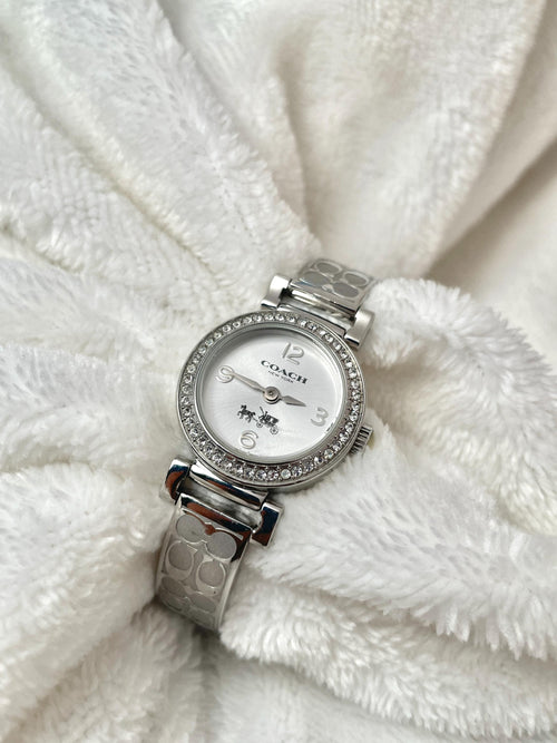 Coach Semi Bangle Diamond Bezel