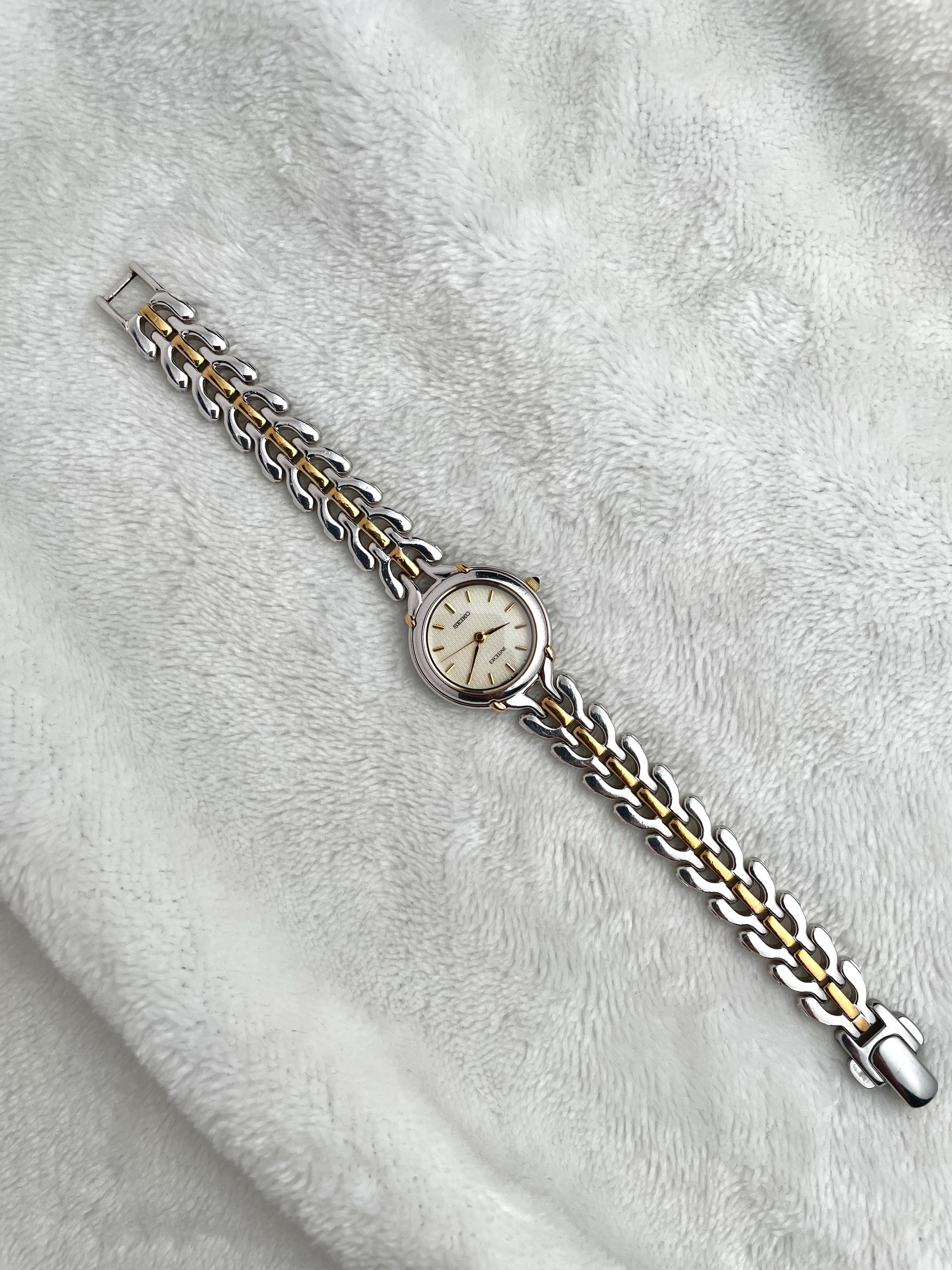 Seiko Exceline Two-Tone Textured Dial