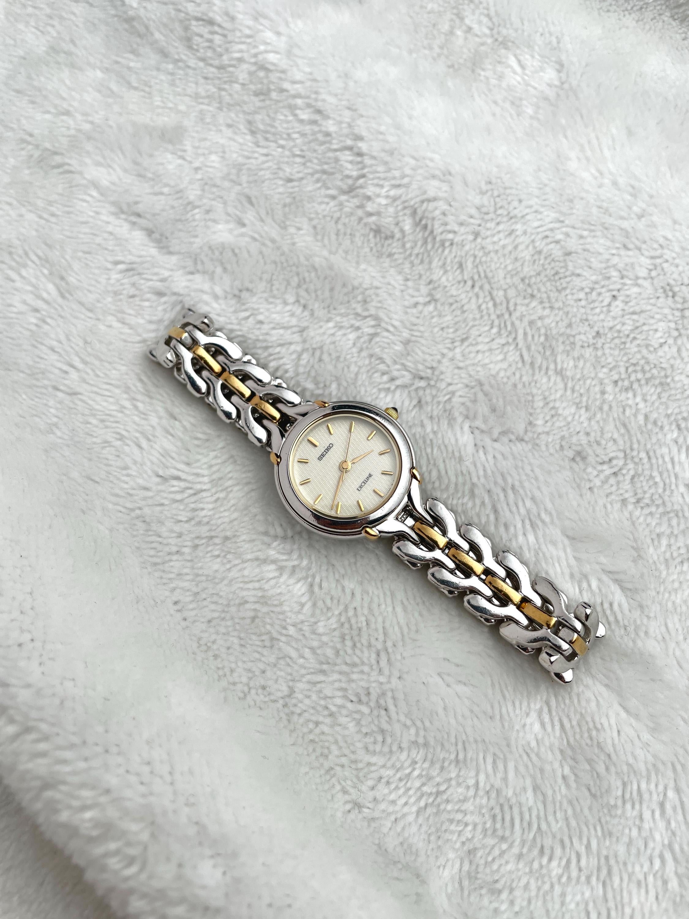 Seiko Exceline Two-Tone Textured Dial