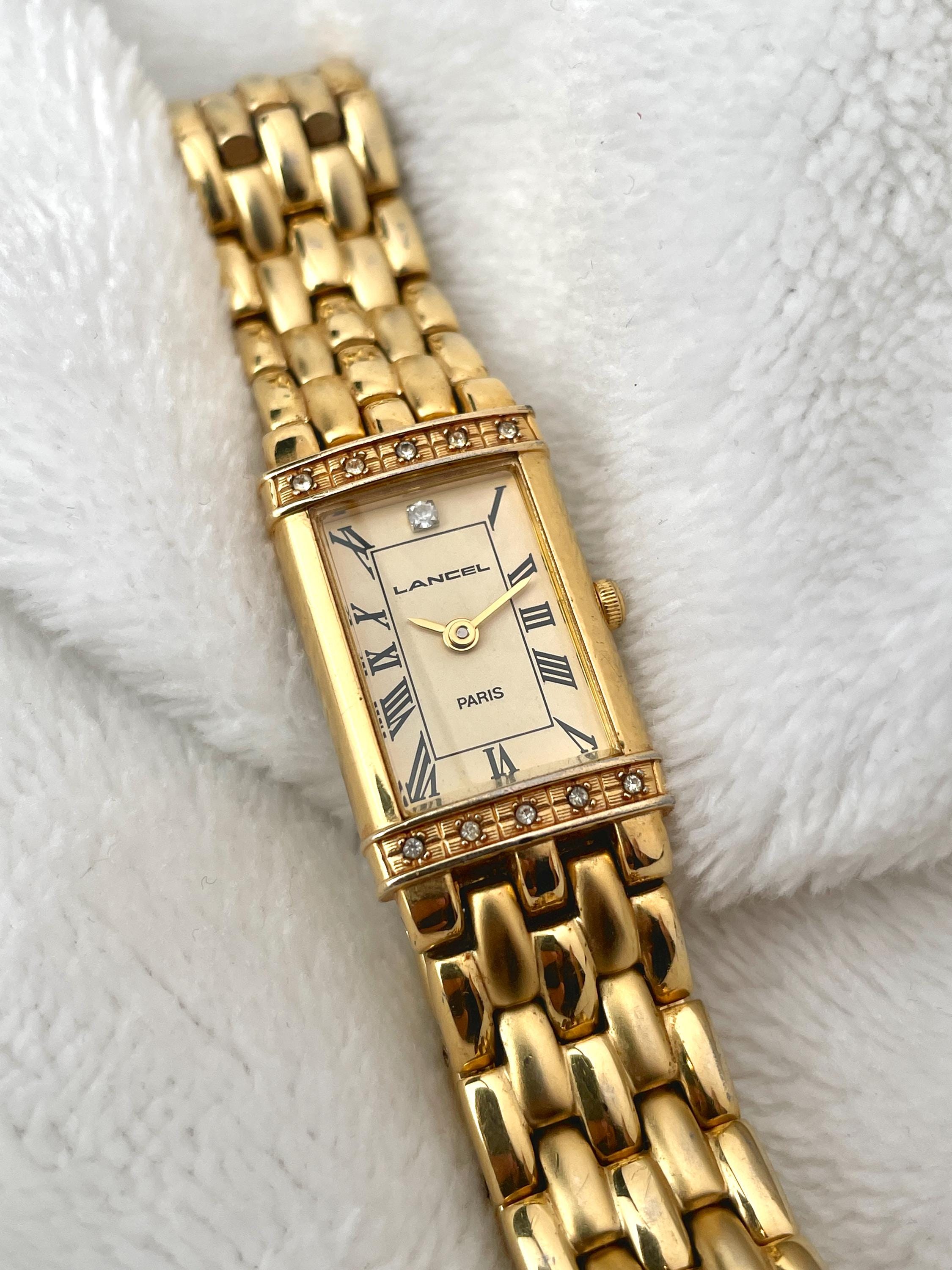 Lancel Tank Paris Gold with Diamond