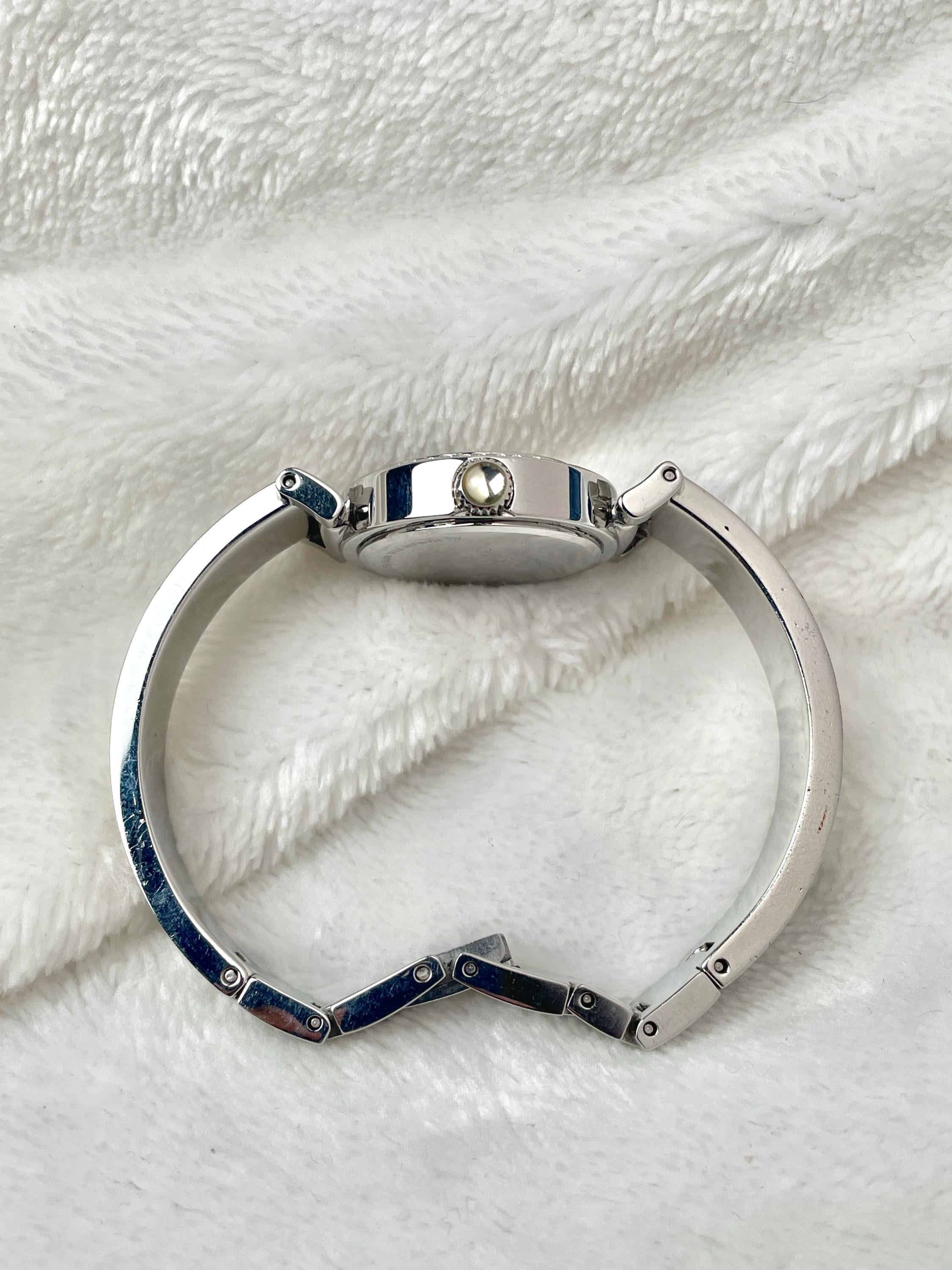 Coach Semi Bangle Diamond Bezel