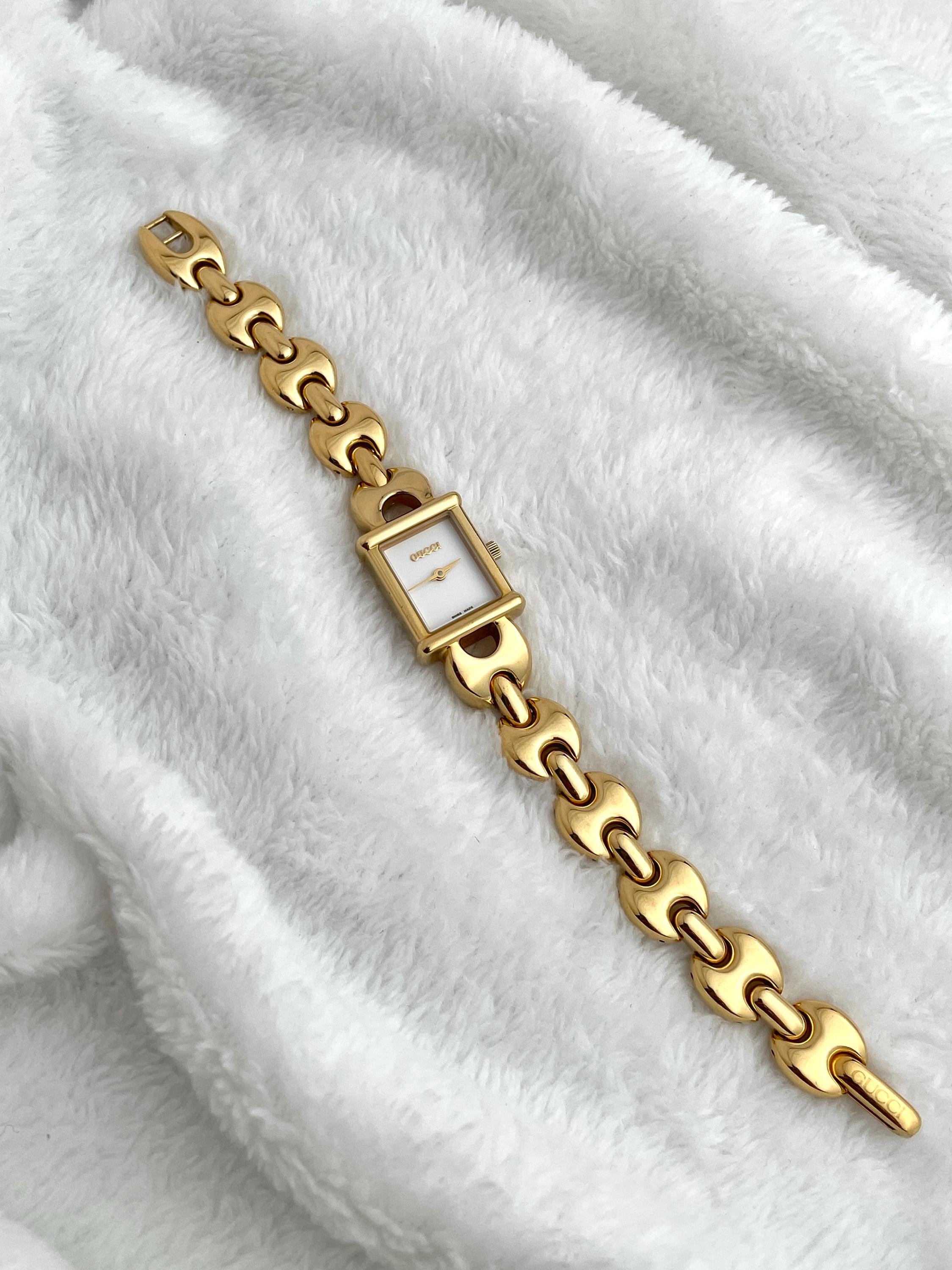 Gucci 90s GP 1800L Gold Tone