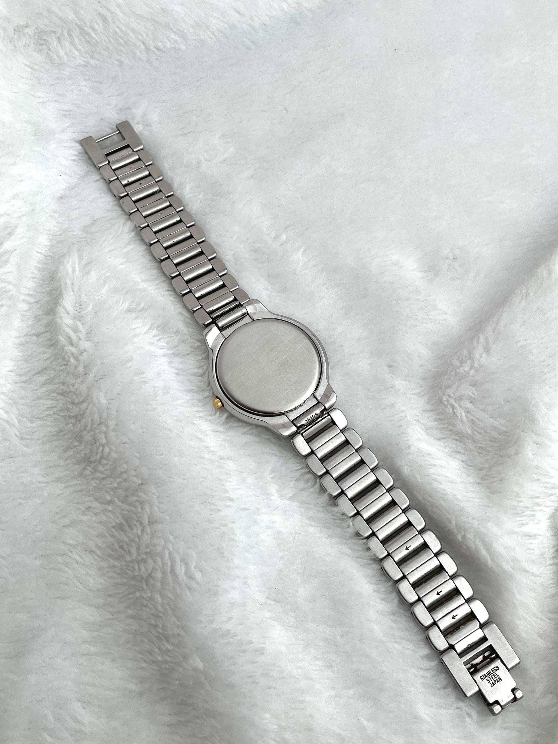 Saint Laurent Ysl Silver Tone