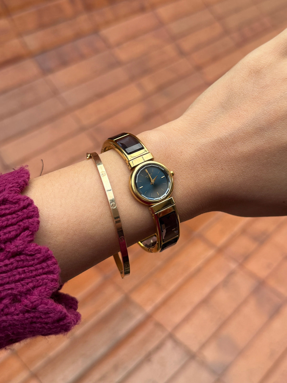 80s Seiko LASSALE Ultra Elegance Blue Dial