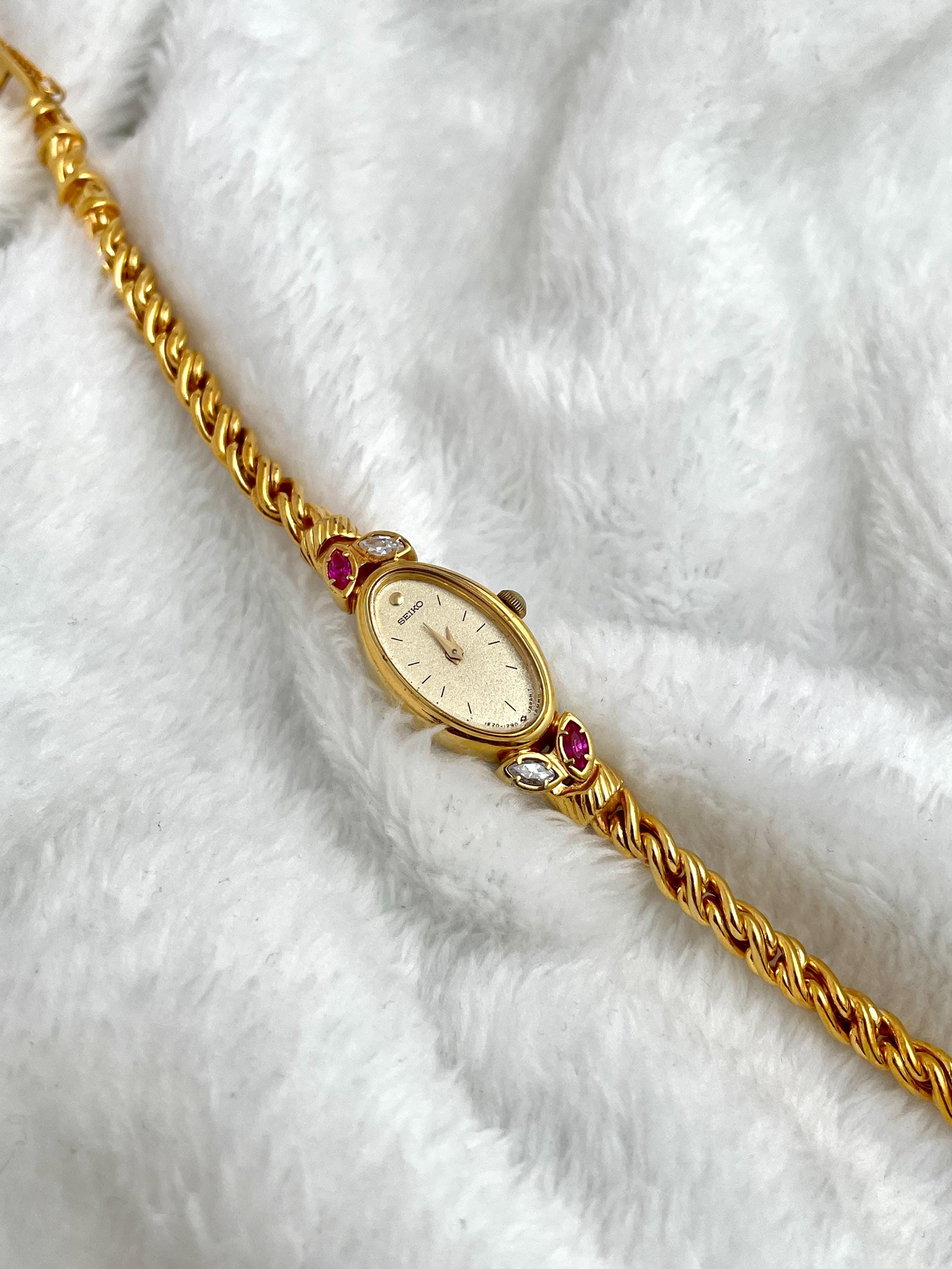 Seiko Oval Rope Rubies and Diamond