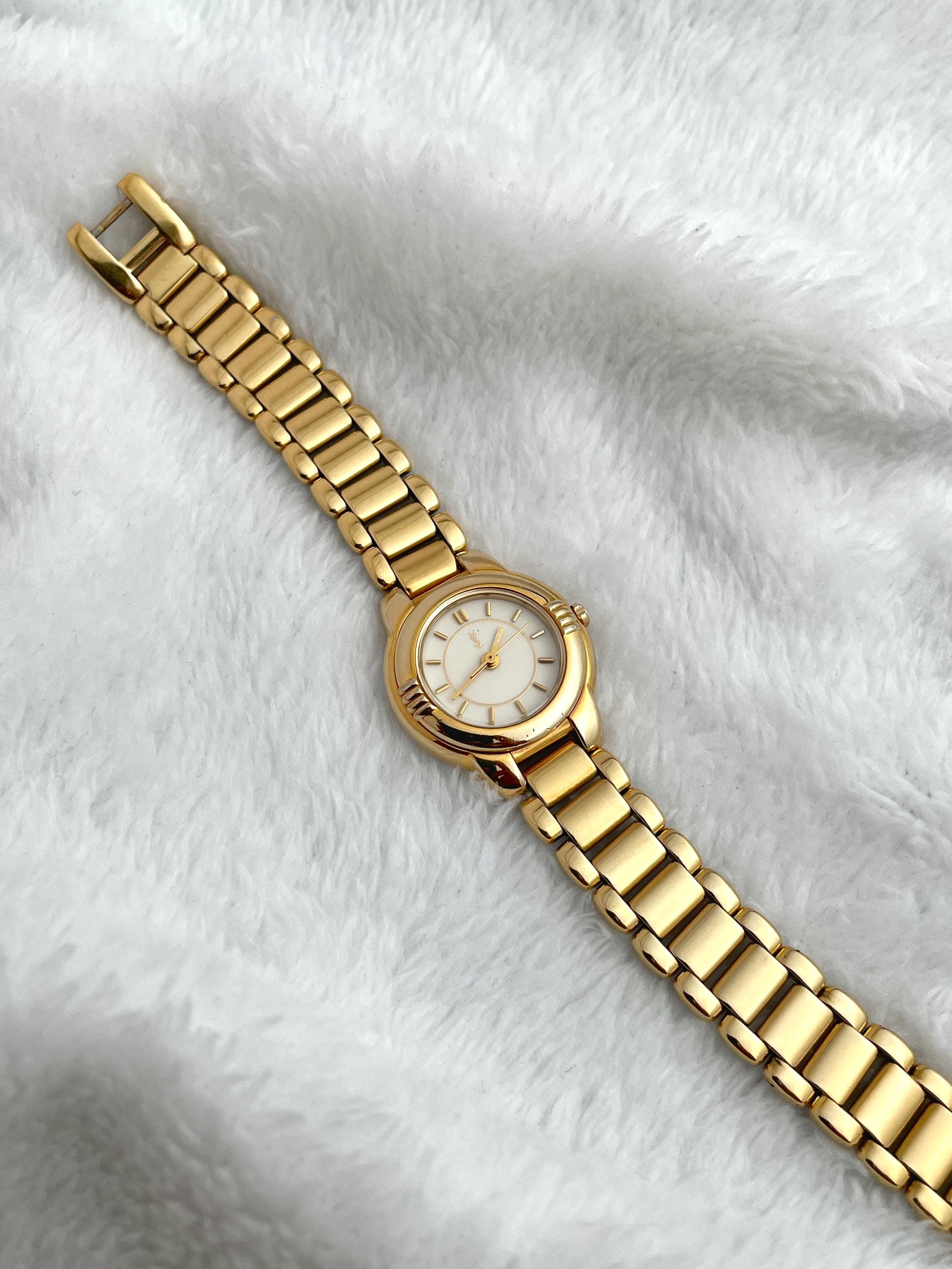 Saint Laurent Ysl Two-tone Watch
