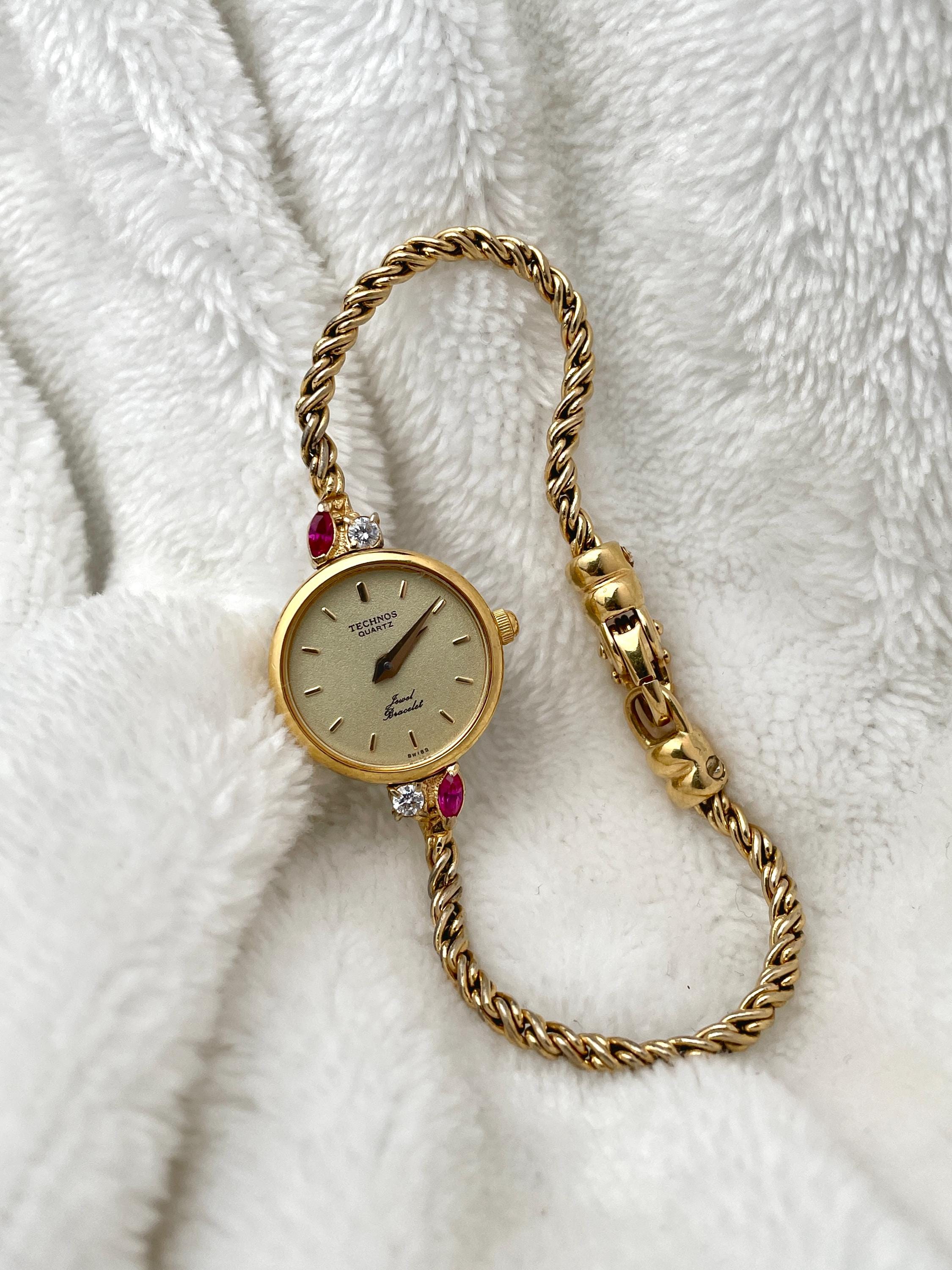Technos Rubies Rope Bracelet