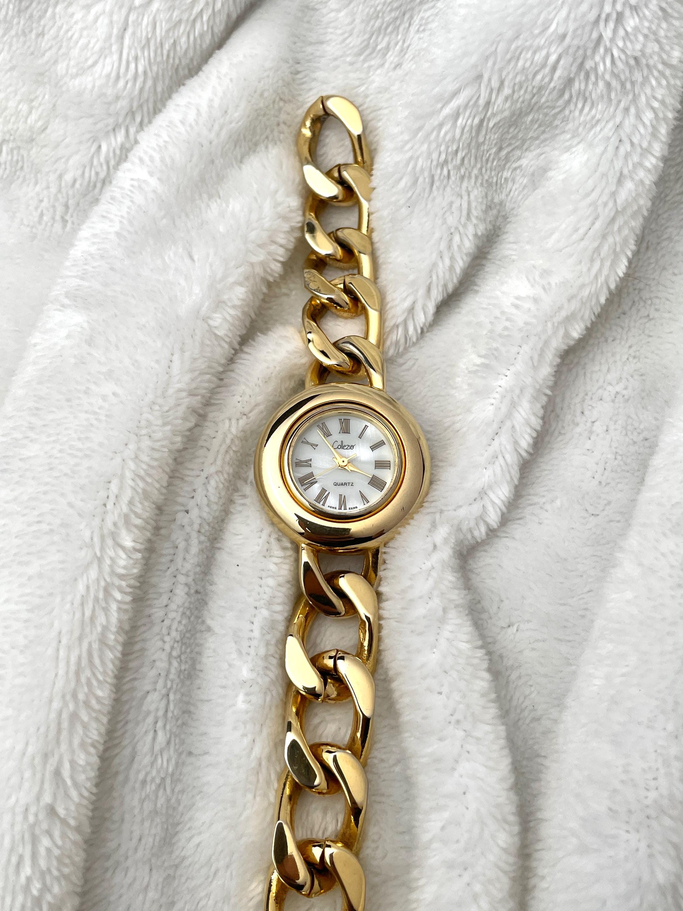 Collezio Gold Chain Mother of Pearl Dial