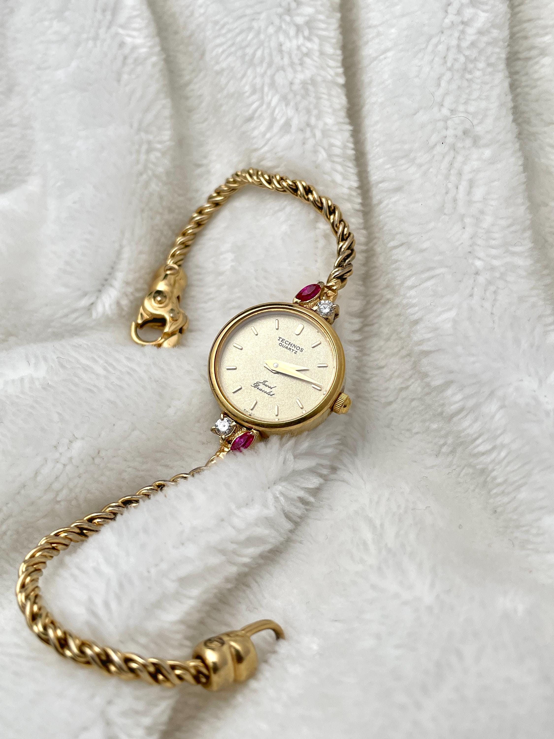 Technos Rubies Rope Bracelet