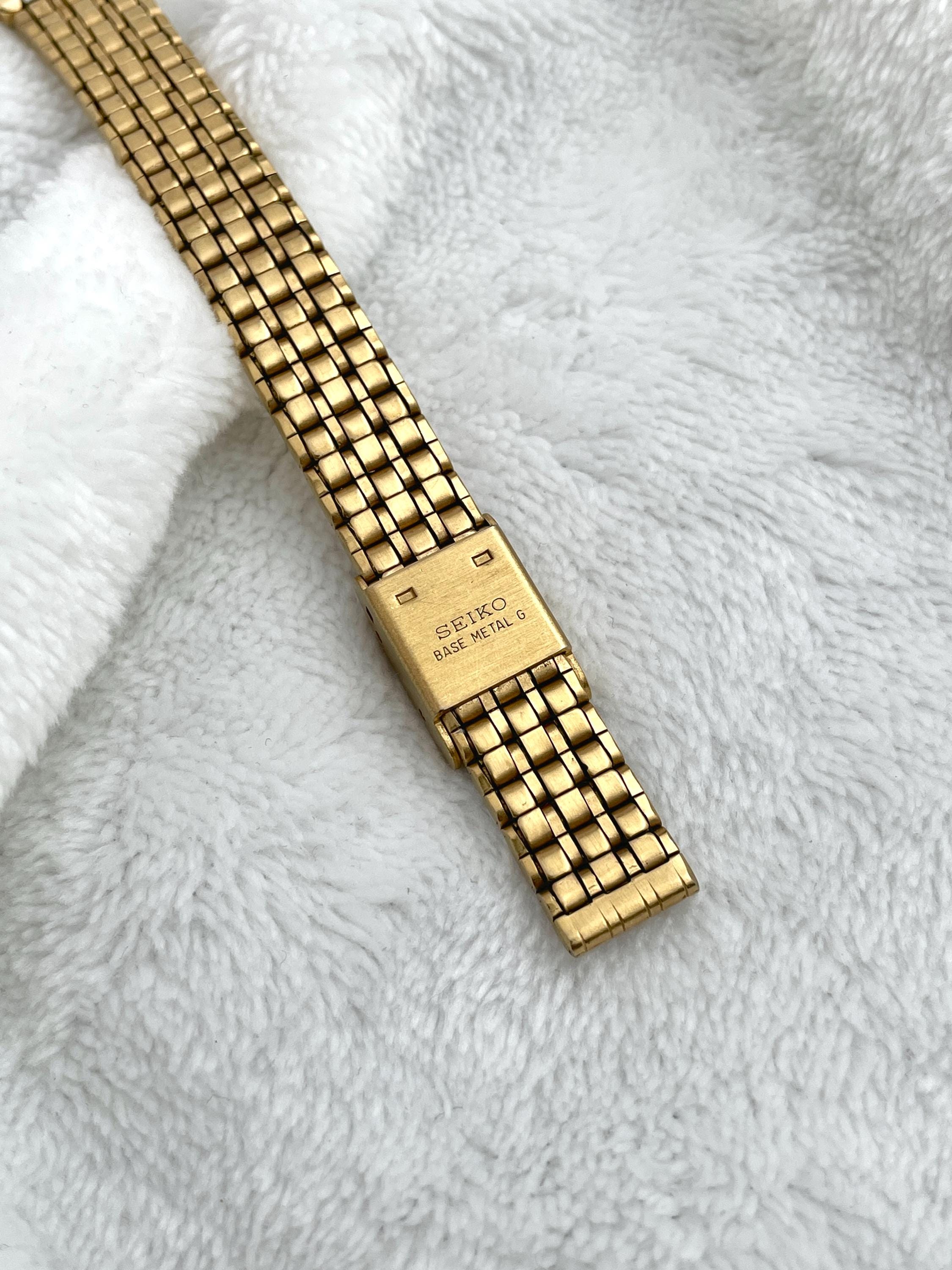 Seiko SX Tank Gold Tone