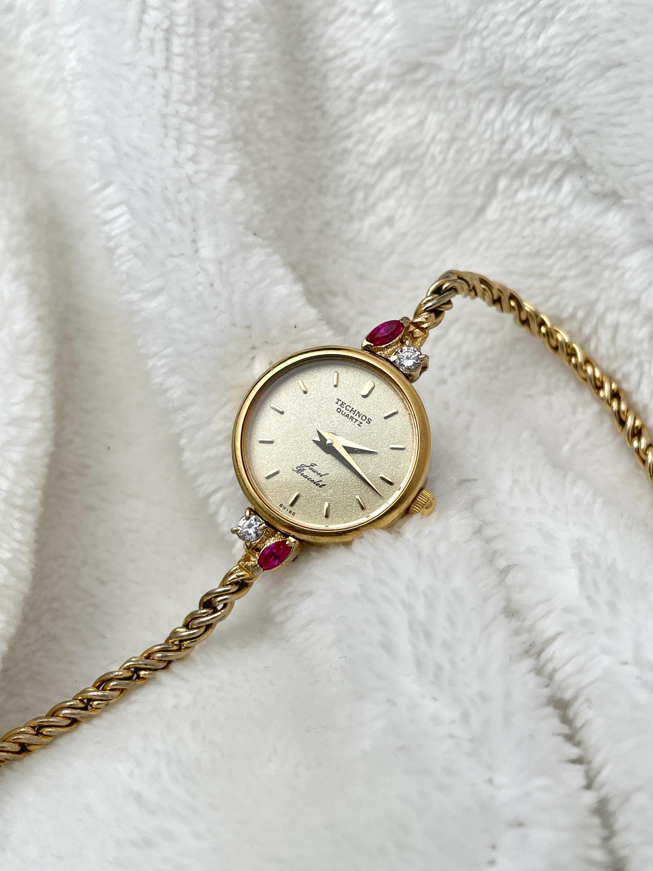Technos Rubies Rope Bracelet