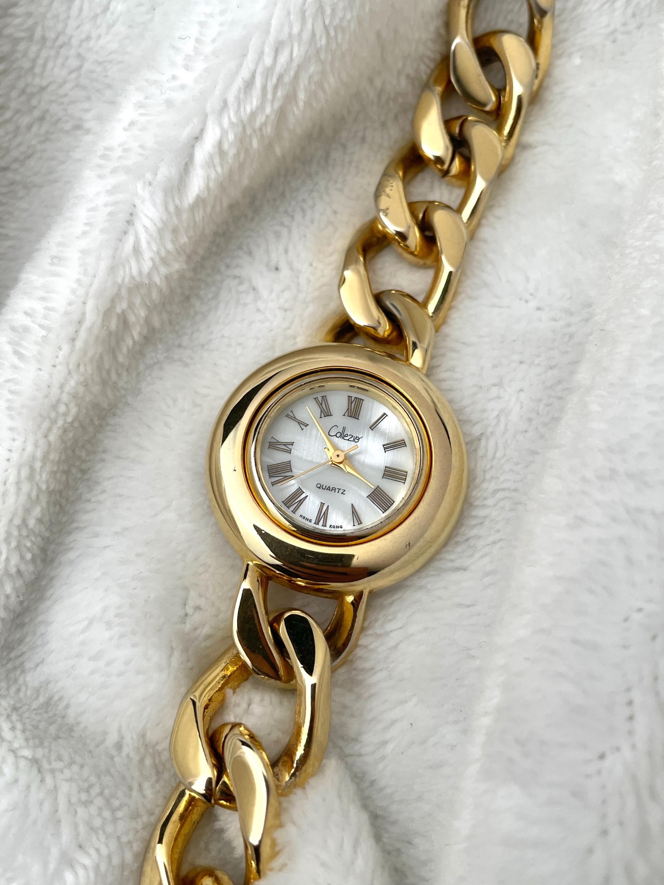 Collezio Gold Chain Mother of Pearl Dial