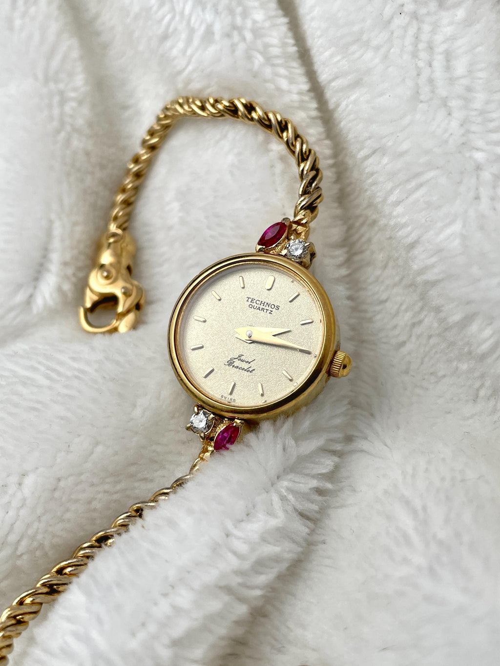 Technos Rubies Rope Bracelet