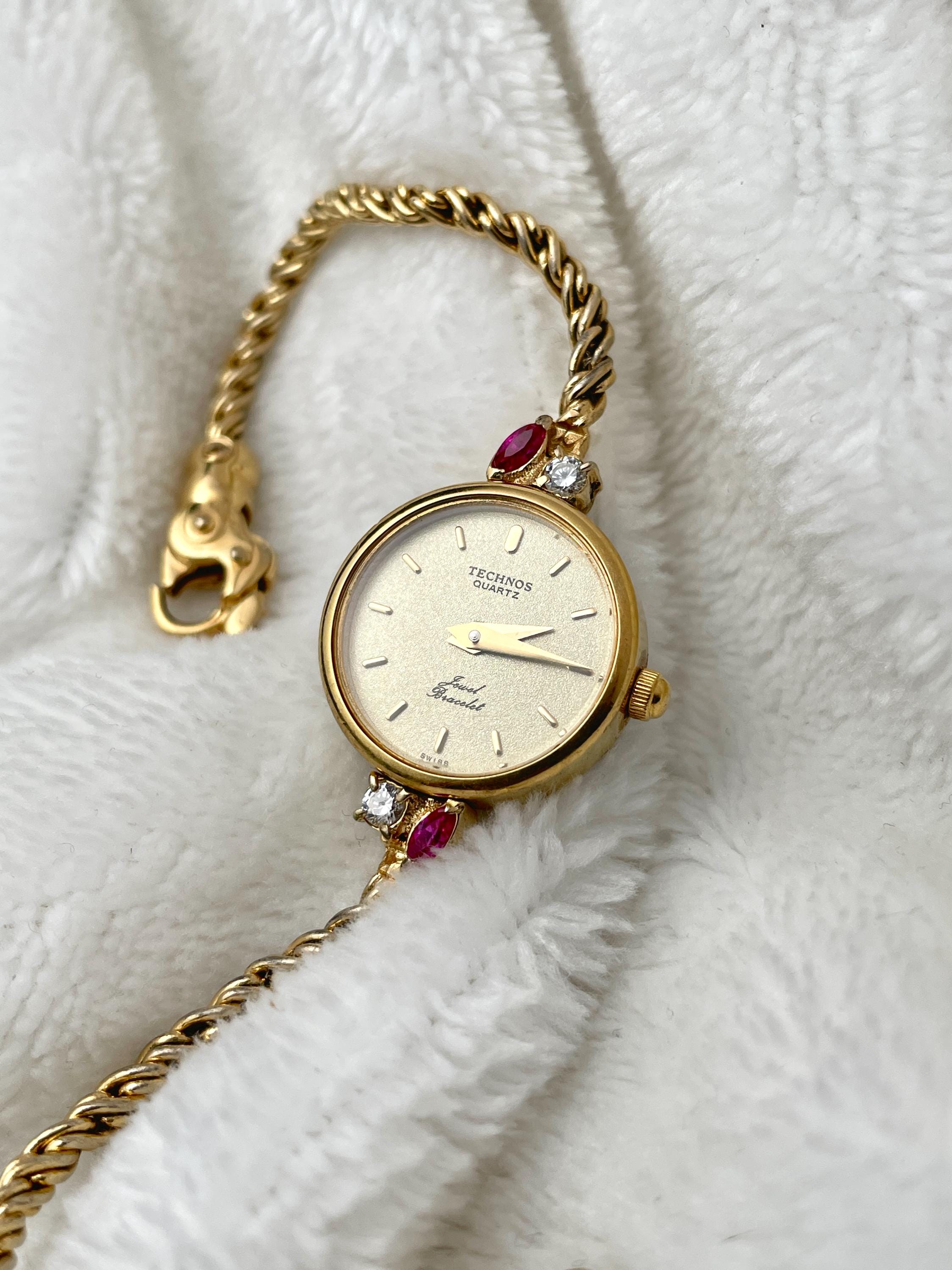 Technos Rubies Rope Bracelet