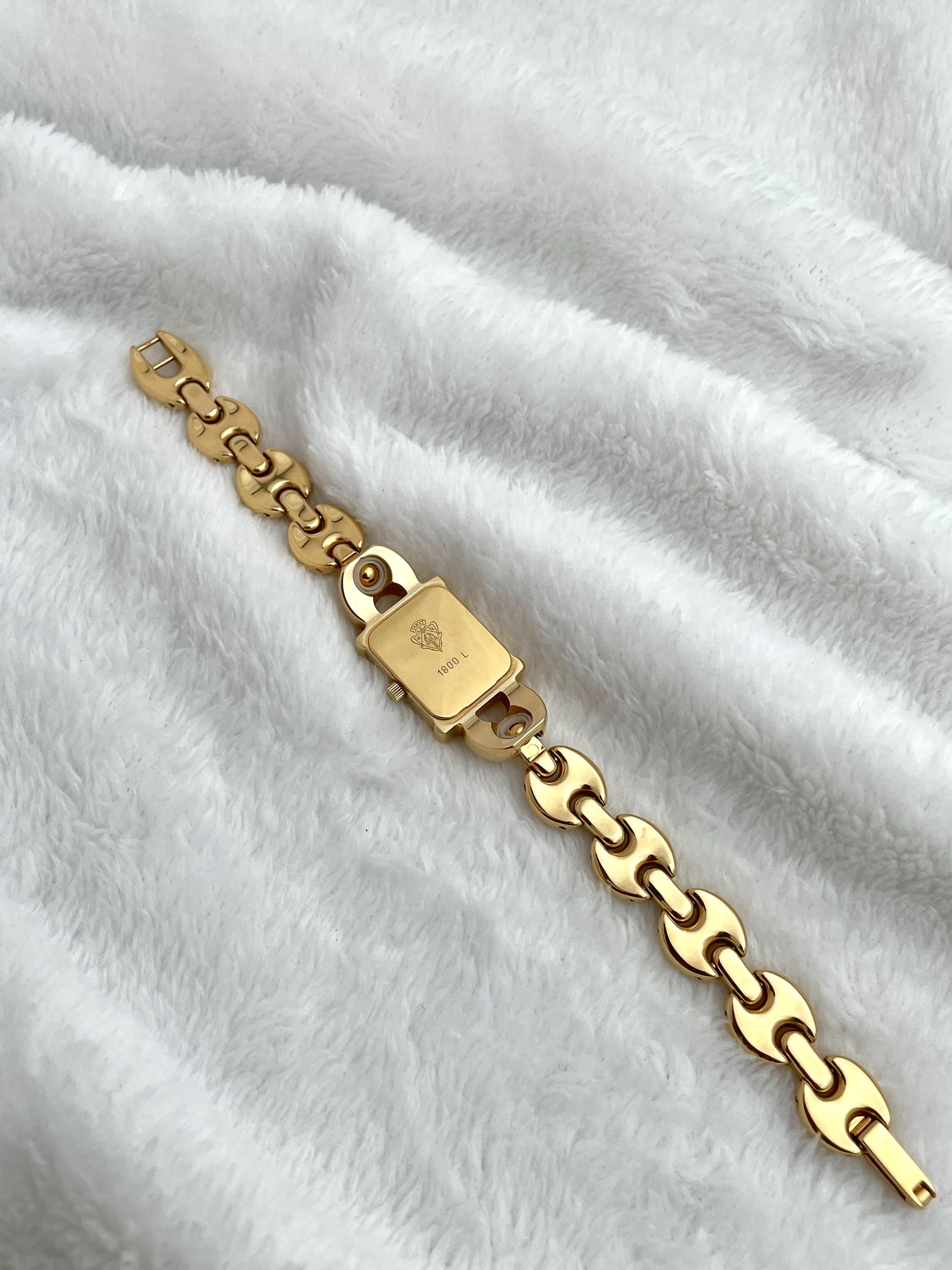 Gucci 90s GP 1800L Gold Tone