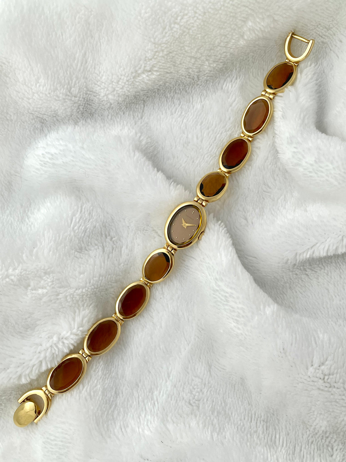 Seiko LASSALE Brown Oval Dial Bracelet 80s