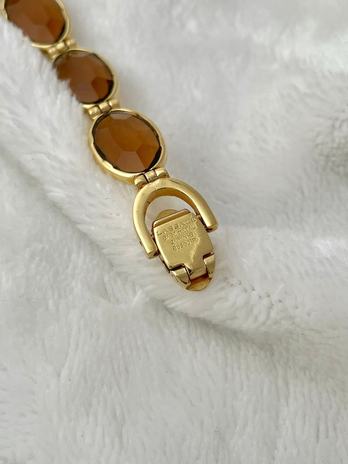 Seiko LASSALE Brown Oval Dial Bracelet 80s