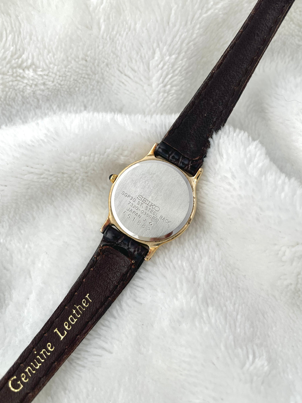 Vintage Ultra-thin Seiko Exceline Gold Tone