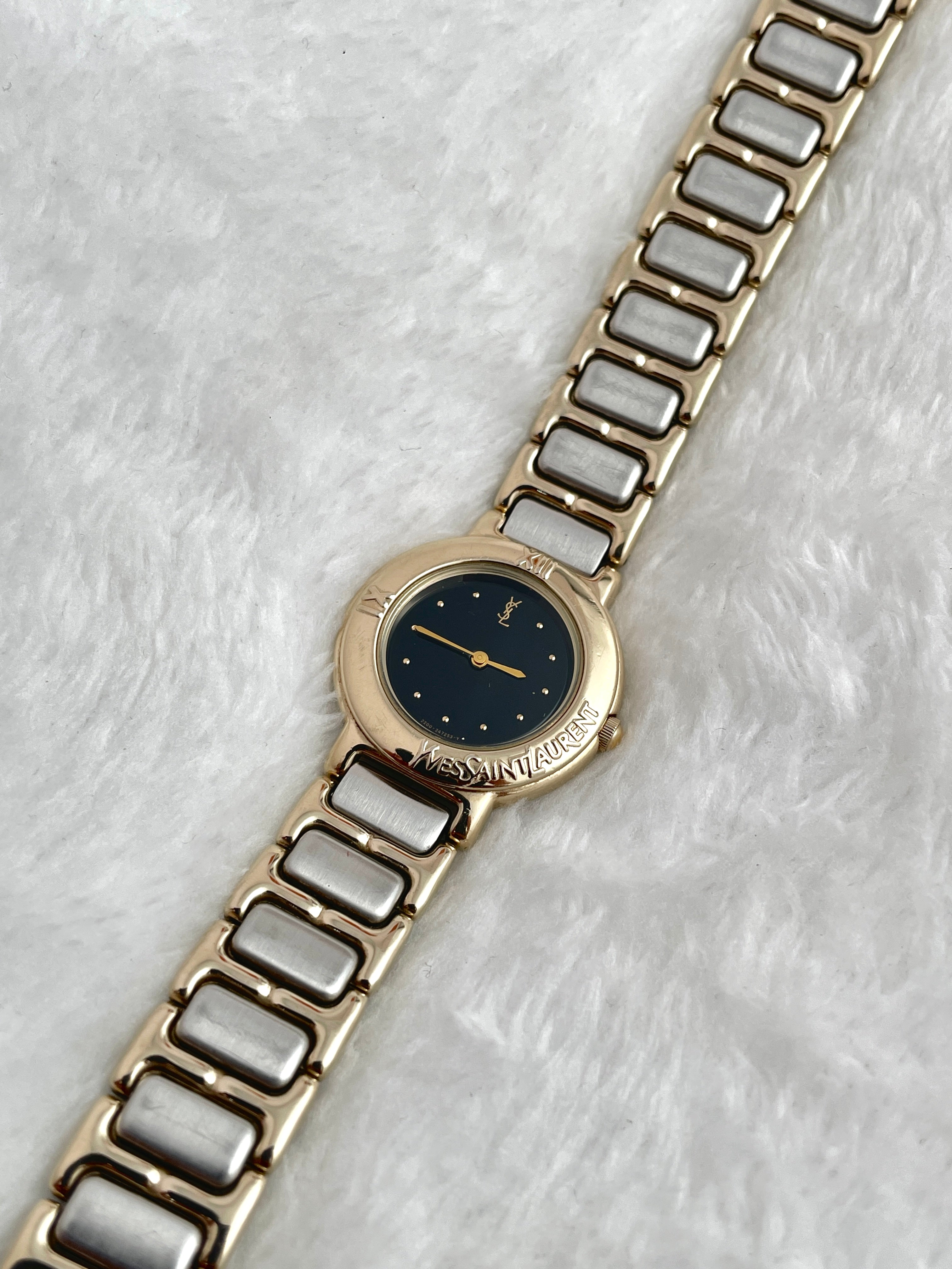 YSL Black Dial Dainty
