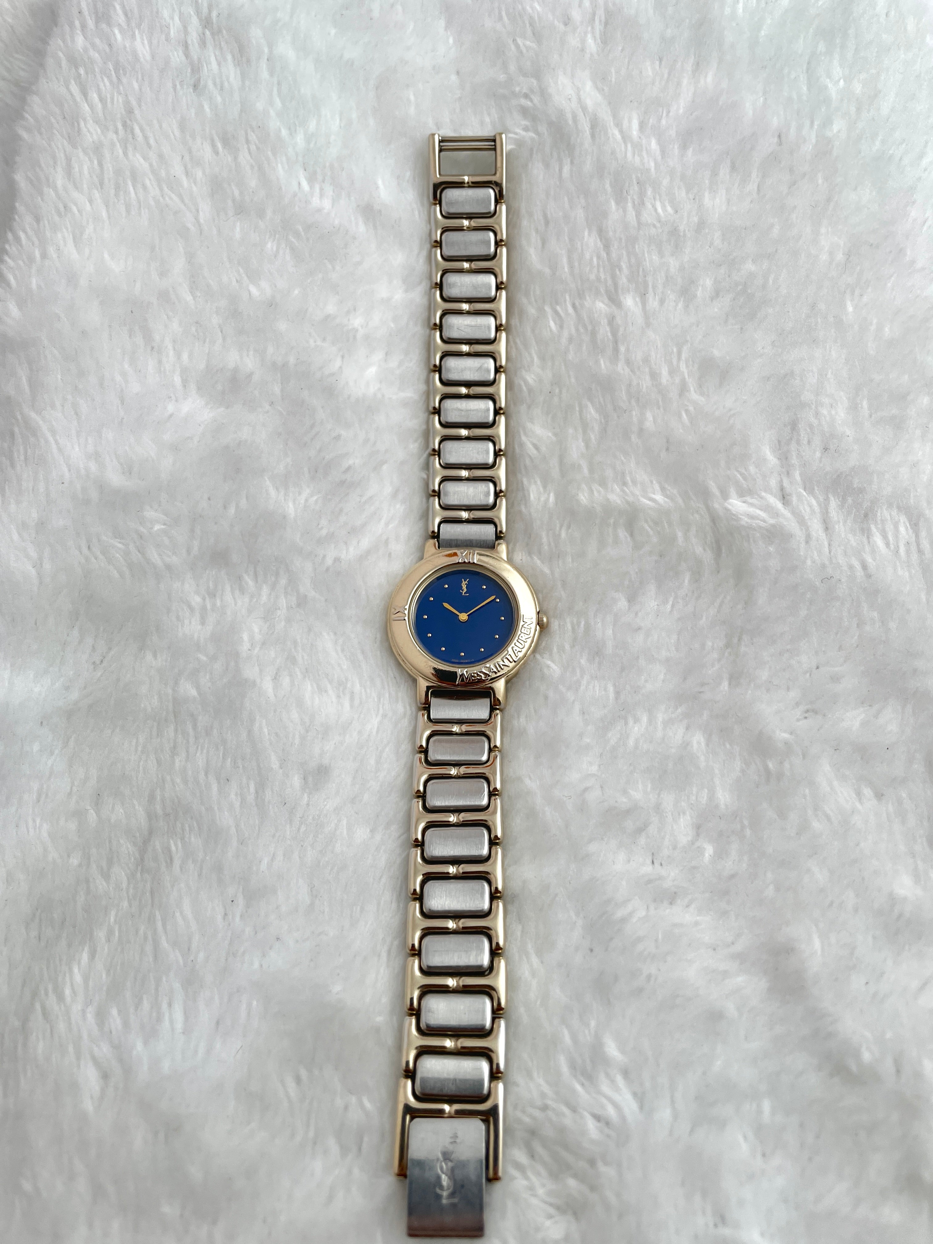 YSL Blue Dial Dainty
