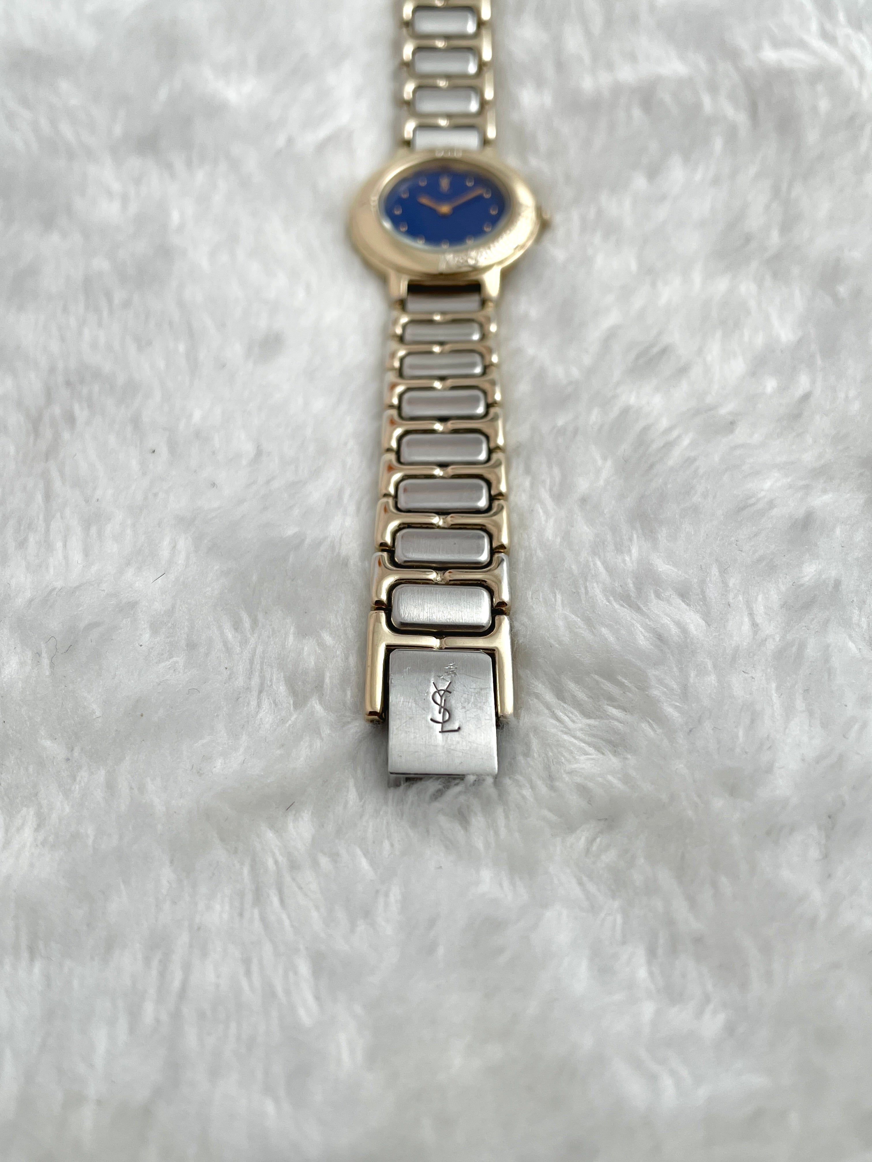 YSL Blue Dial Dainty