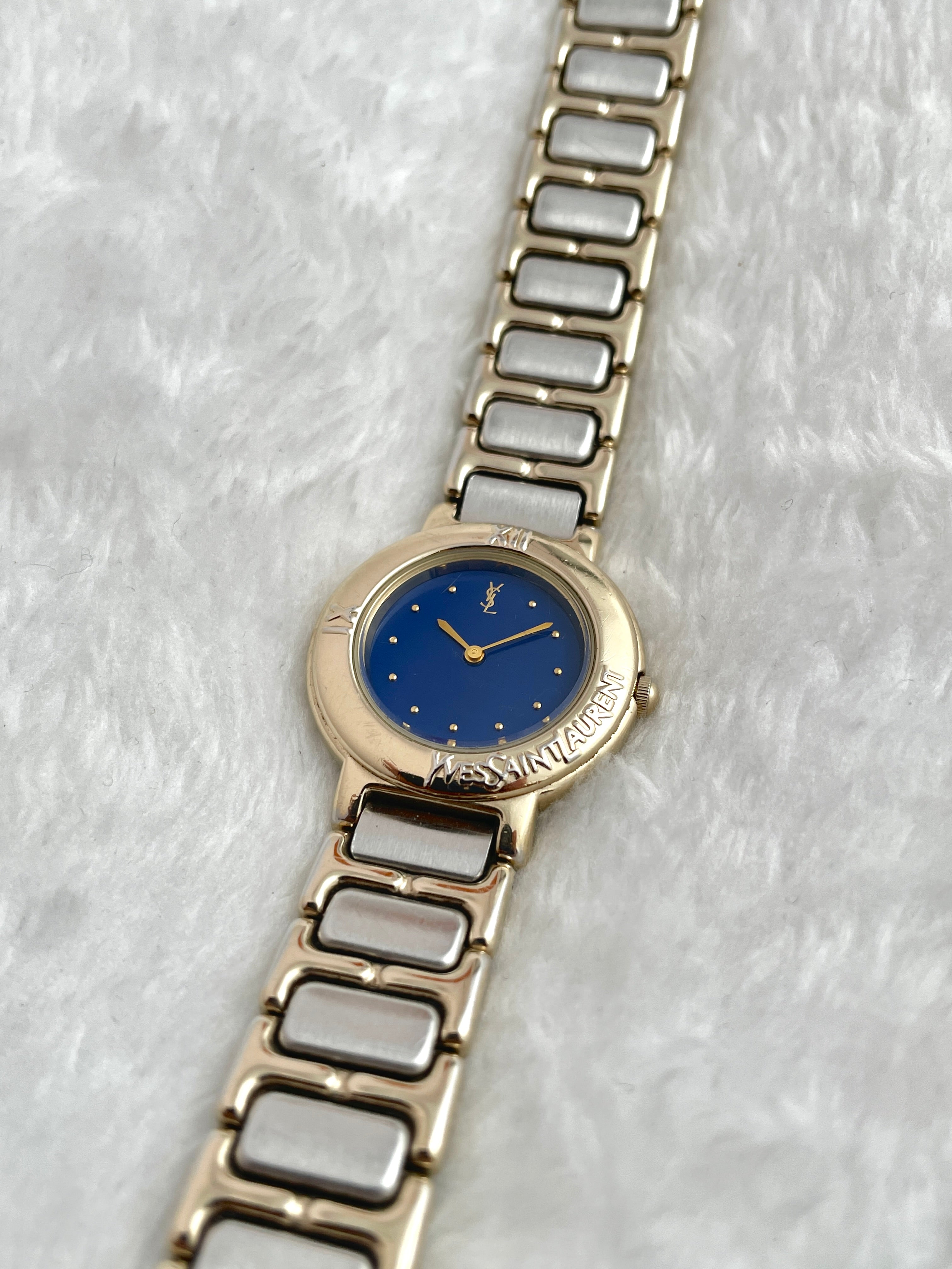 YSL Blue Dial Dainty