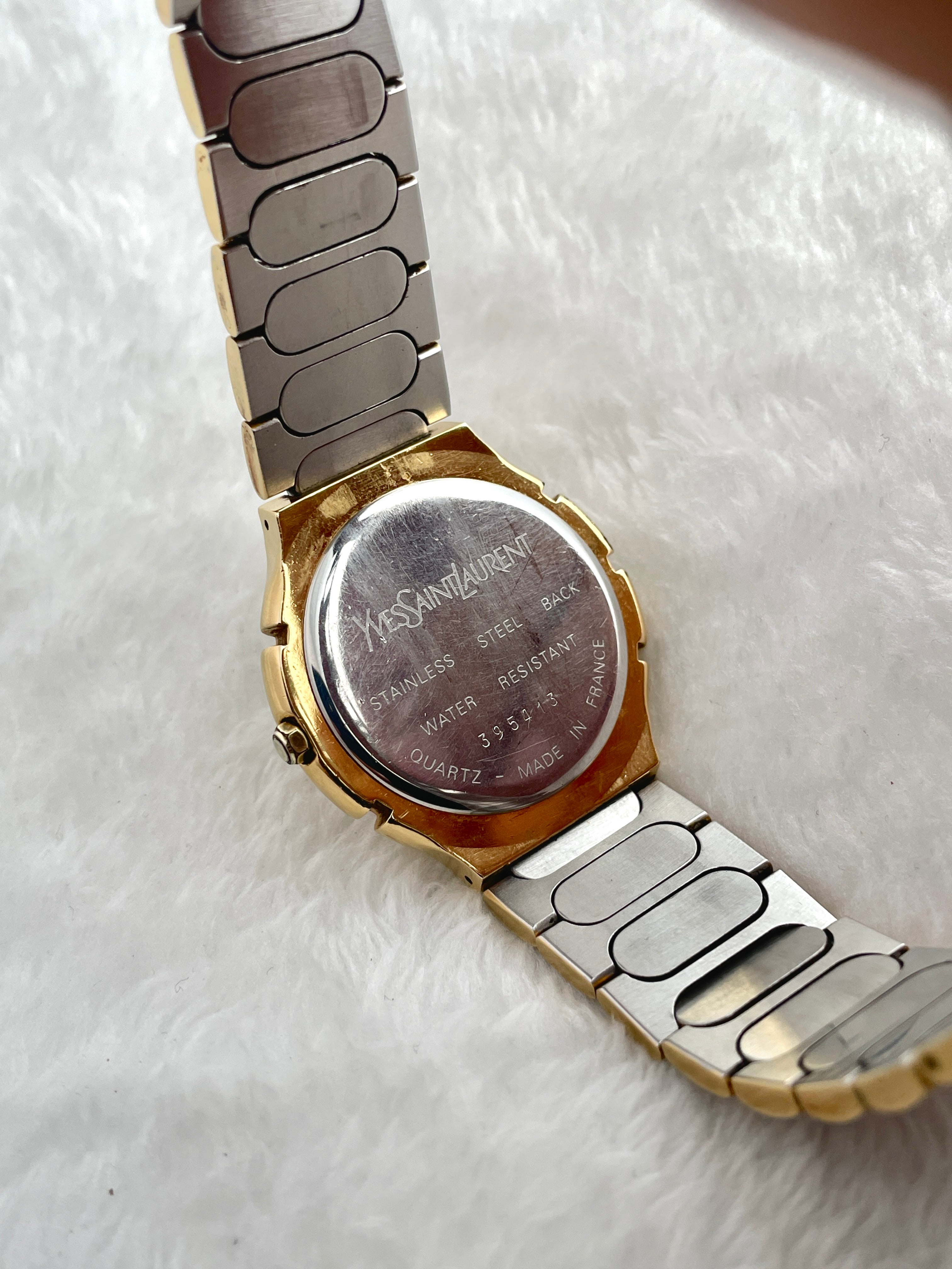 YSL 80's Roman White Dial