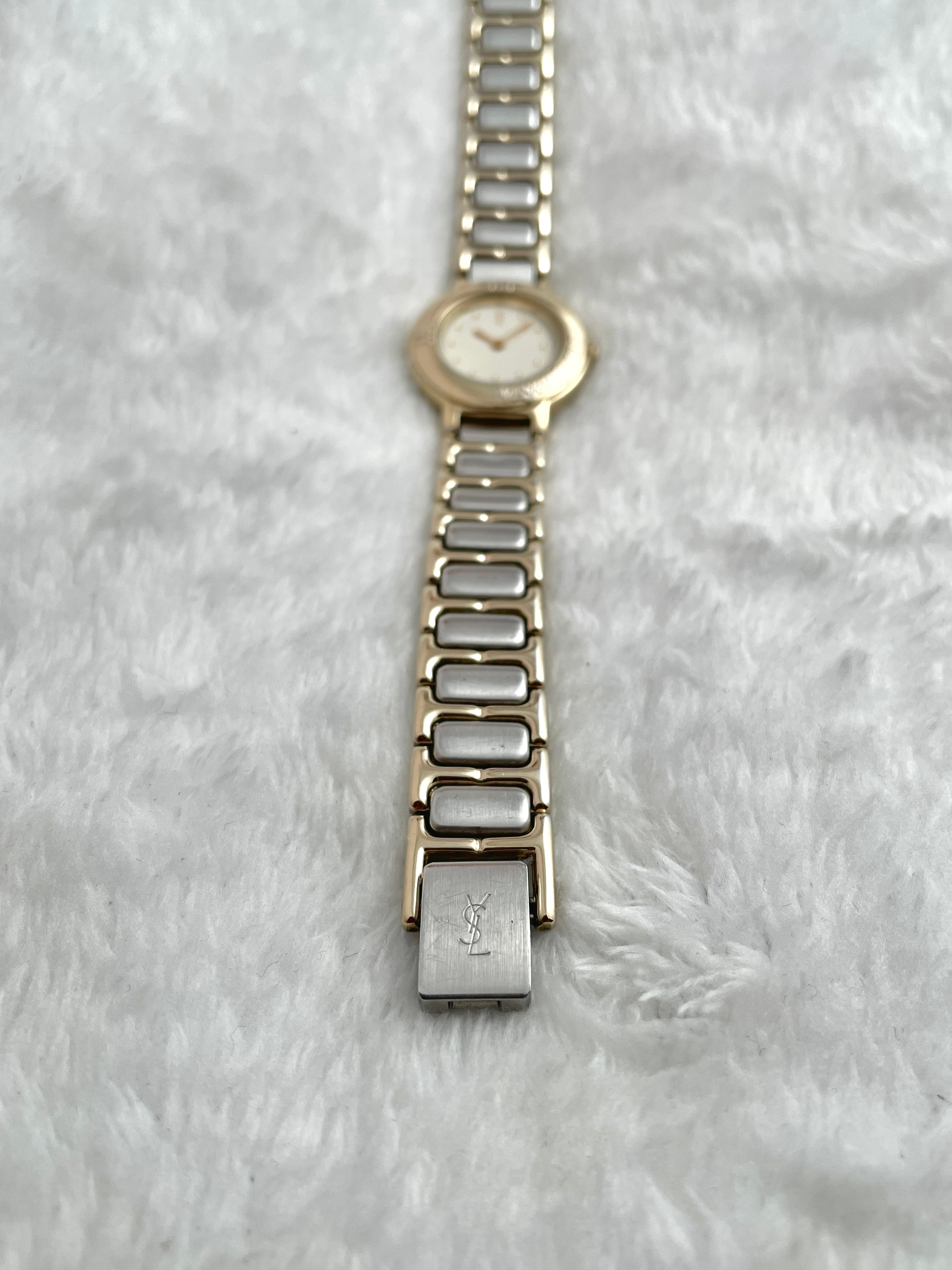 YSL White Dial Dainty