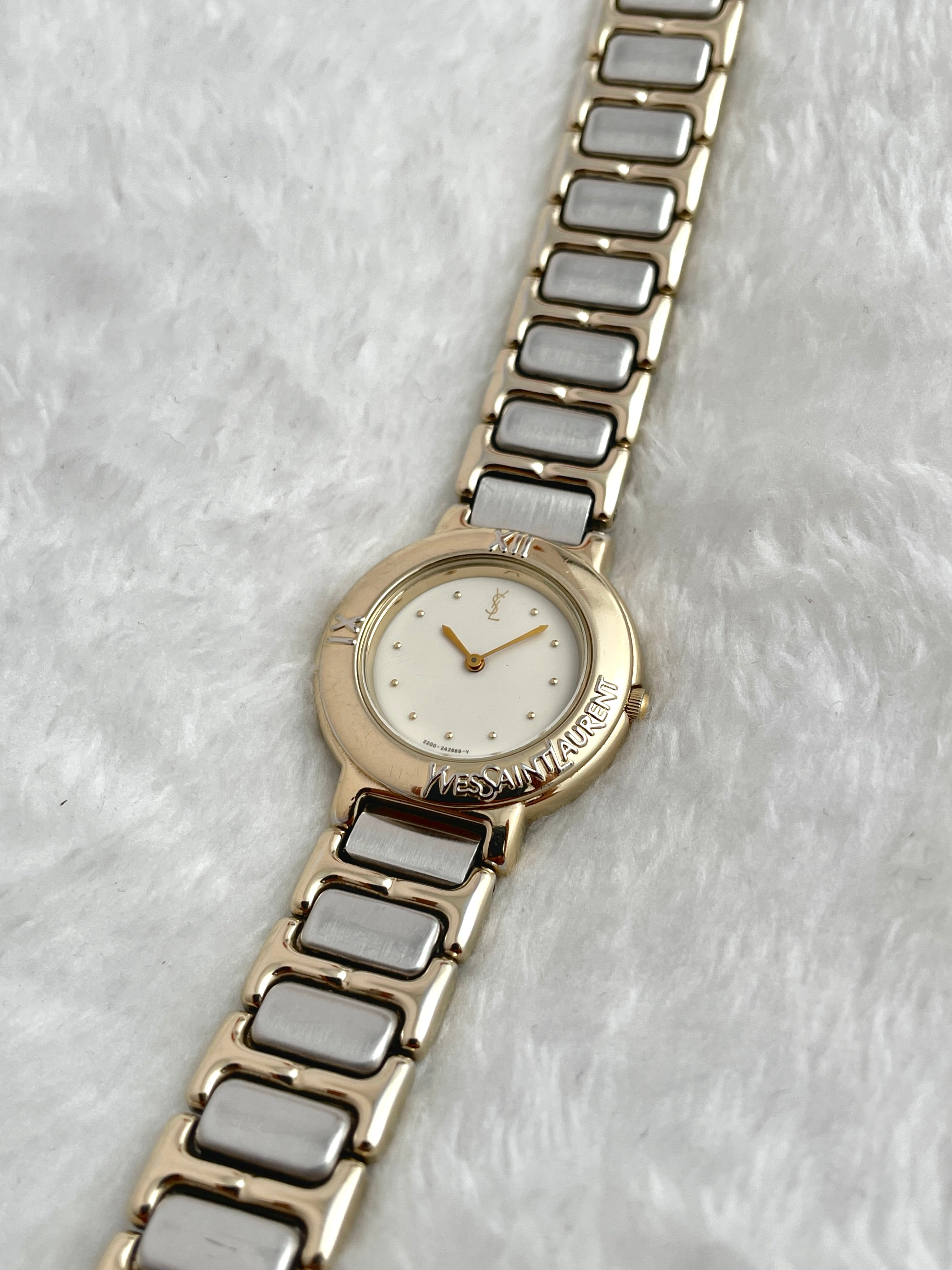 YSL White Dial Dainty