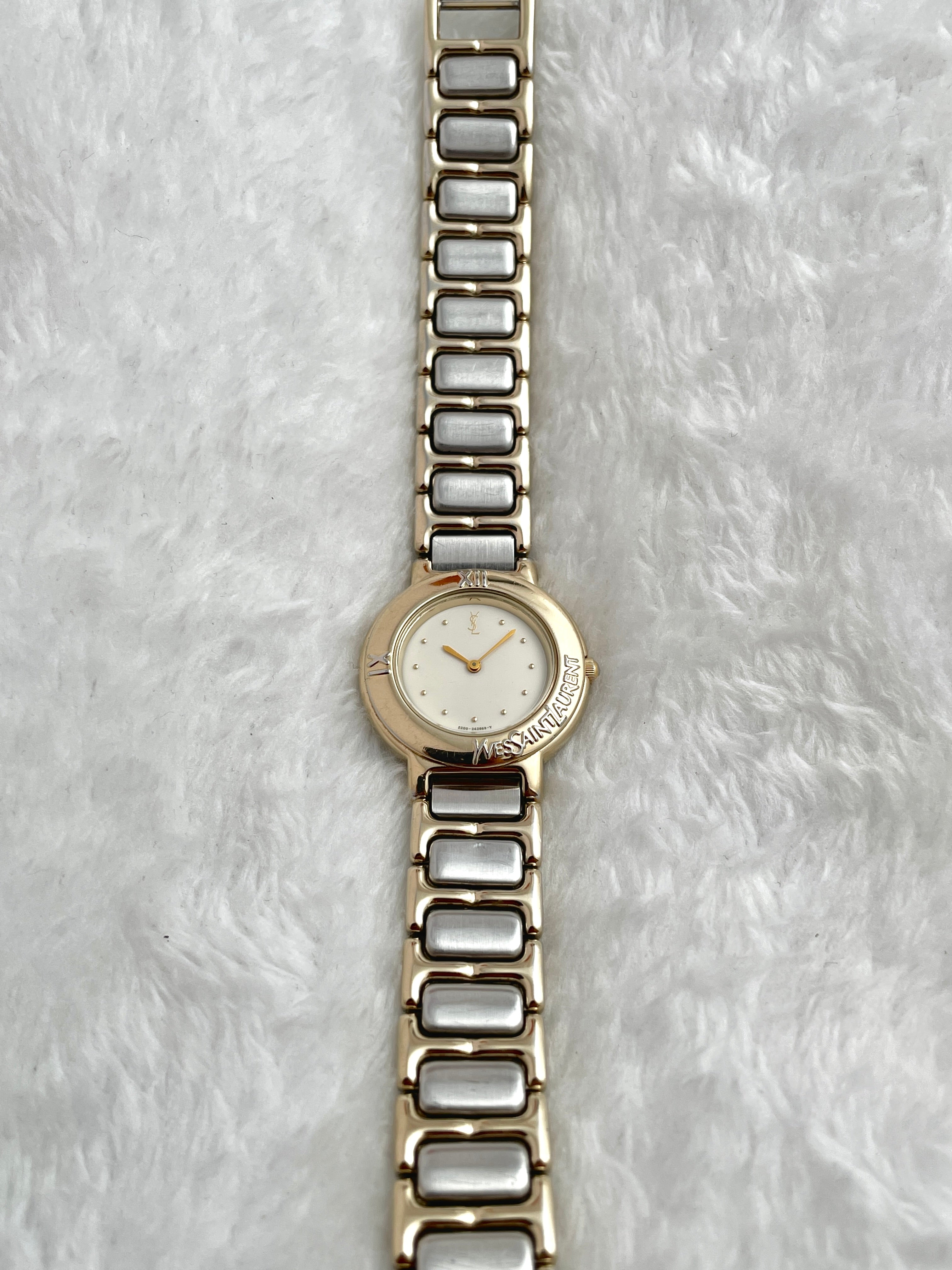 YSL White Dial Dainty