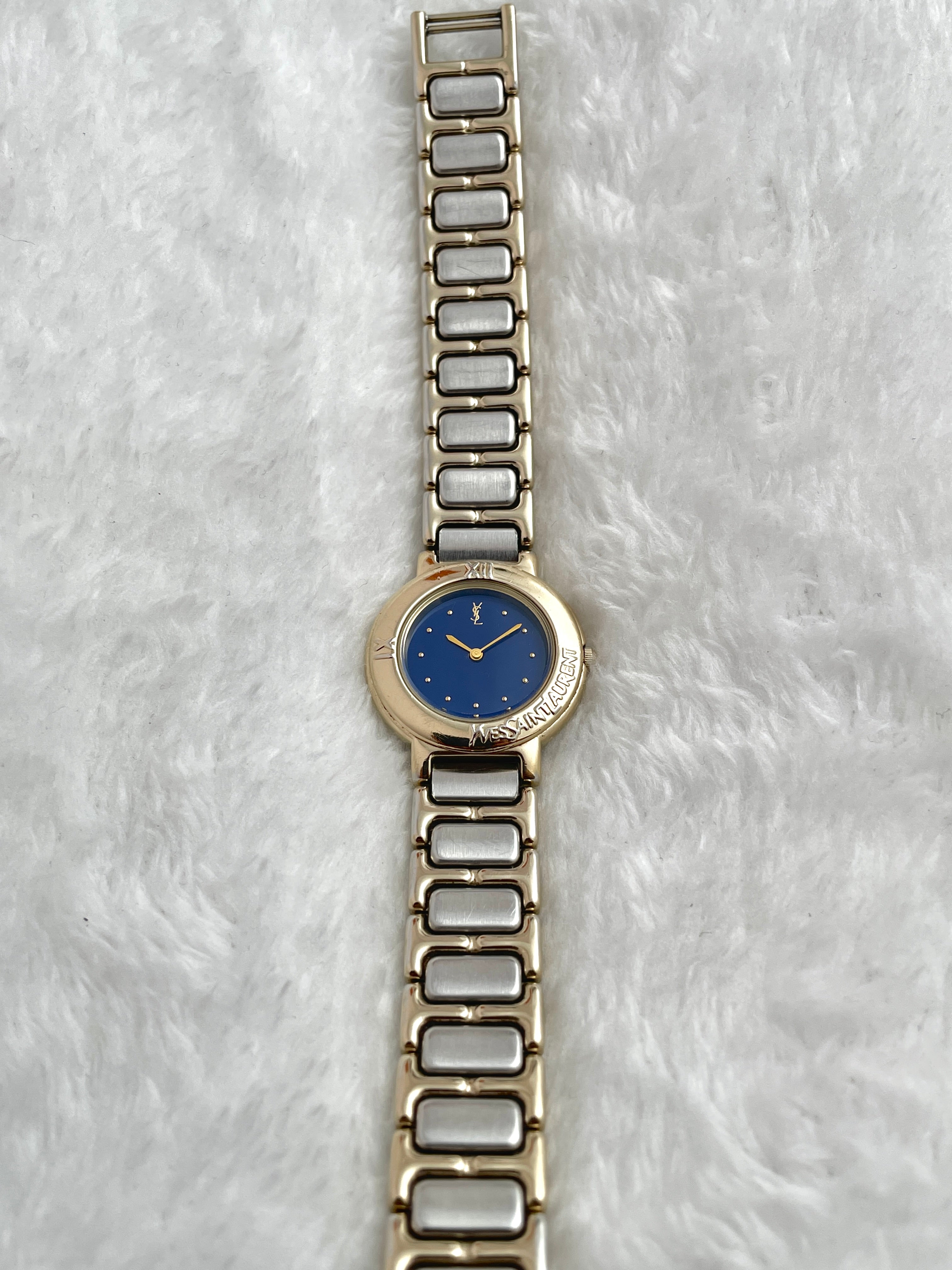 YSL Blue Dial Dainty
