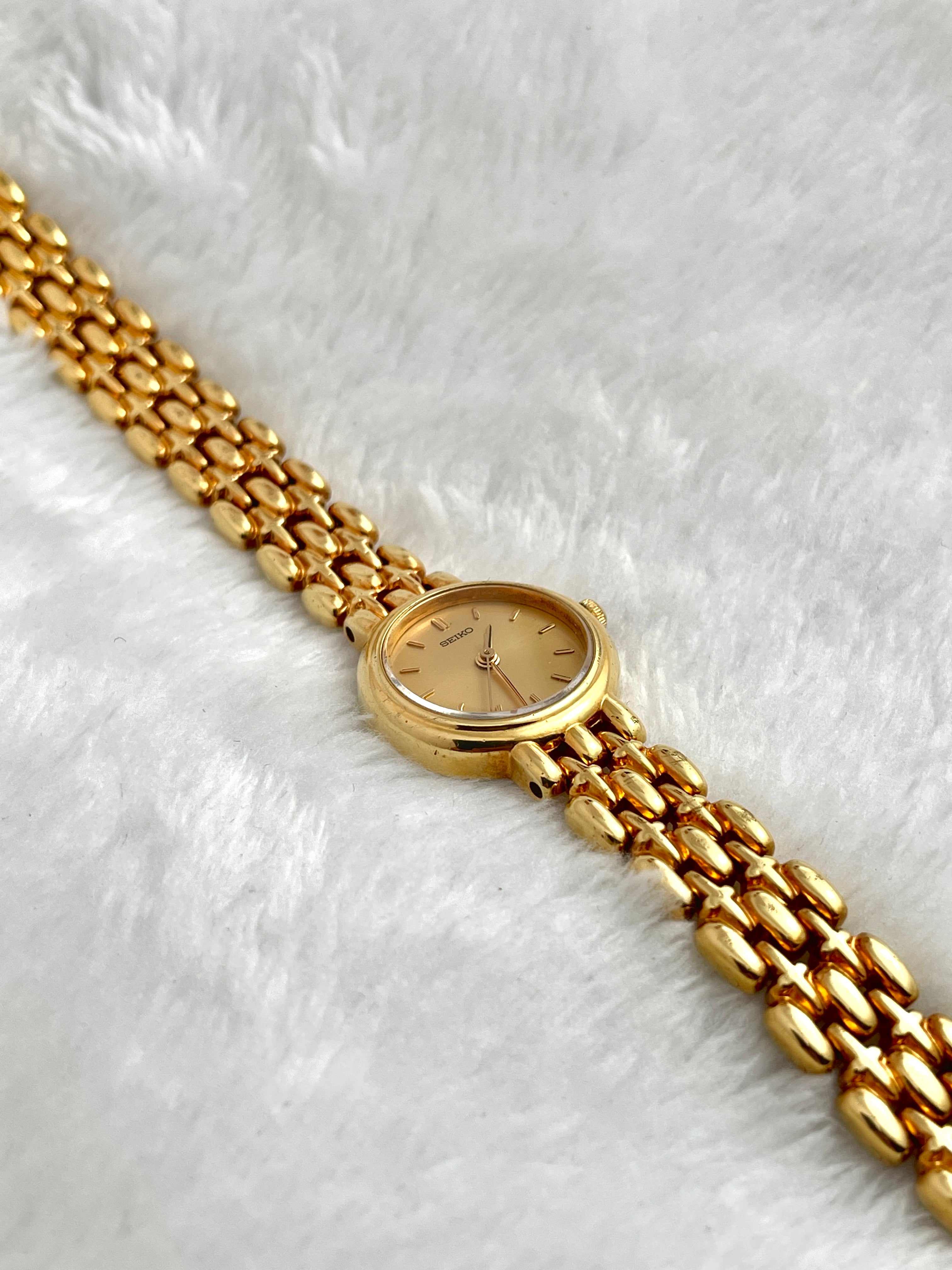 90s Seiko Gold Plated Lady Quartz Watch