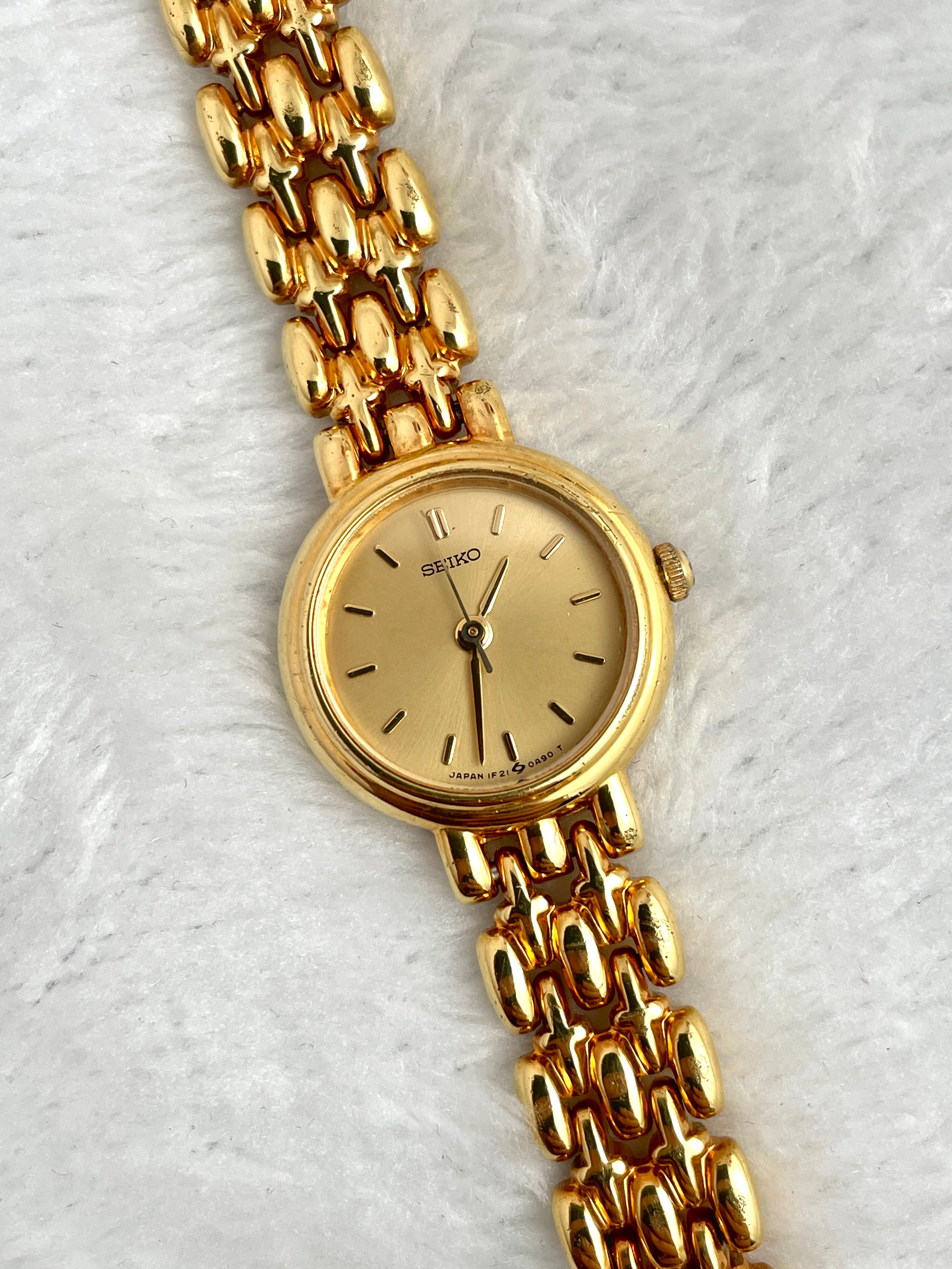 90s Seiko Gold Plated Lady Quartz Watch