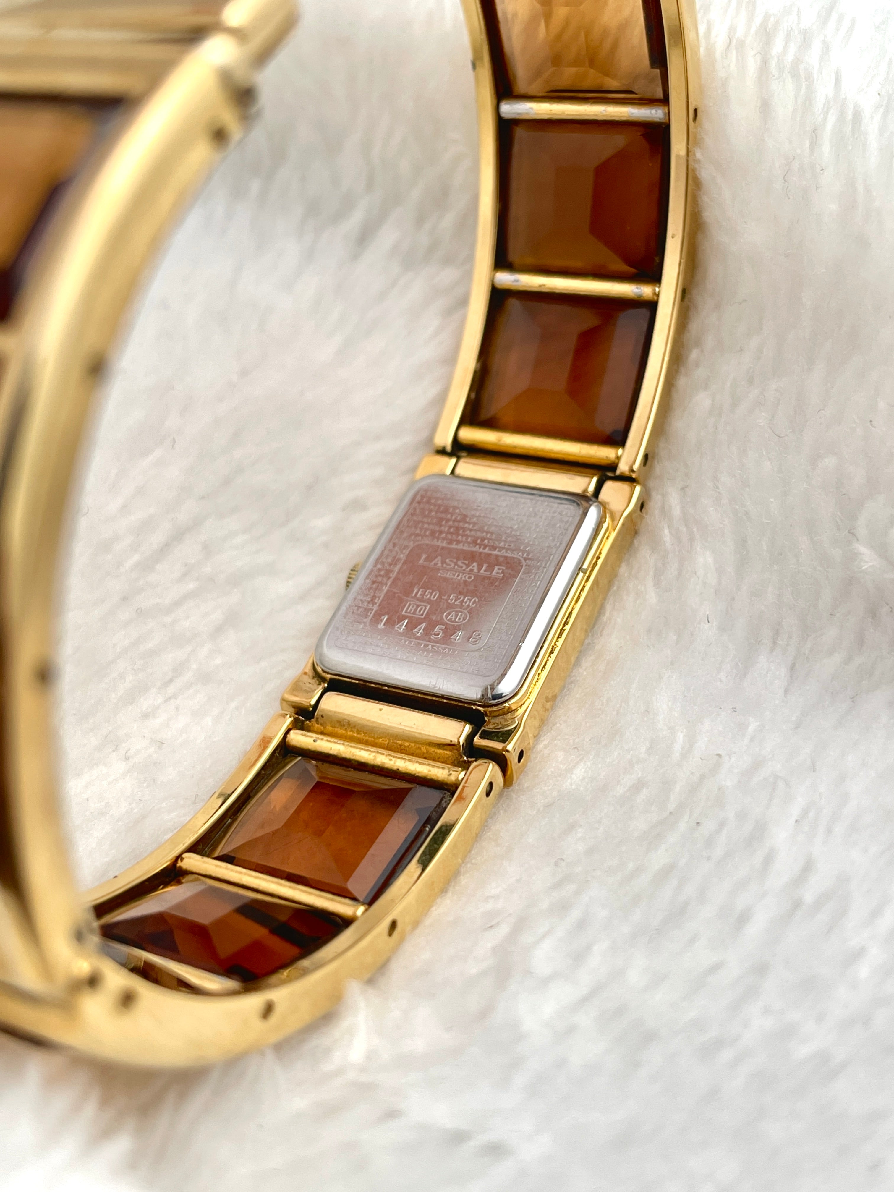 1981 Seiko LASALLE Vintage QZ Gold Tone 1E50 525C