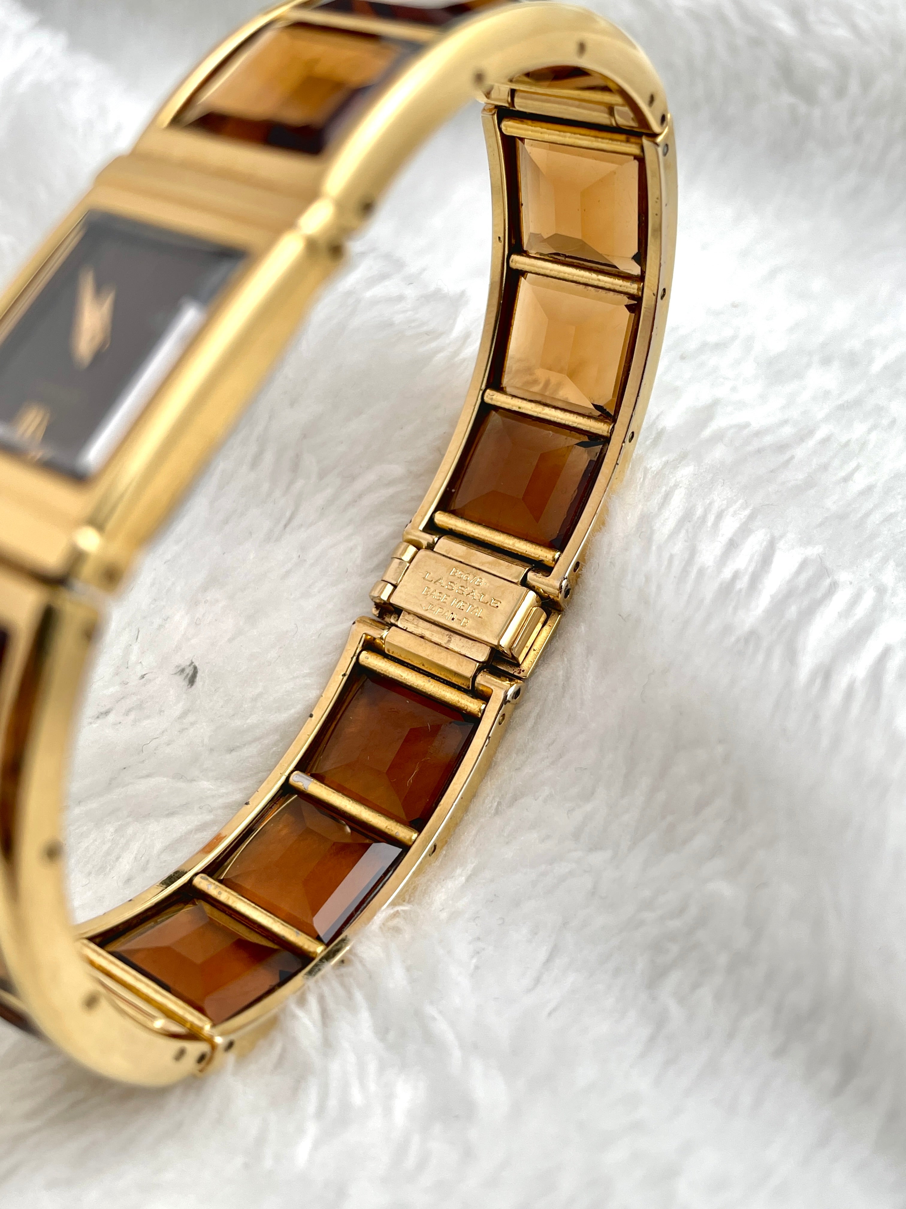 1981 Seiko LASALLE Vintage QZ Gold Tone 1E50 525C