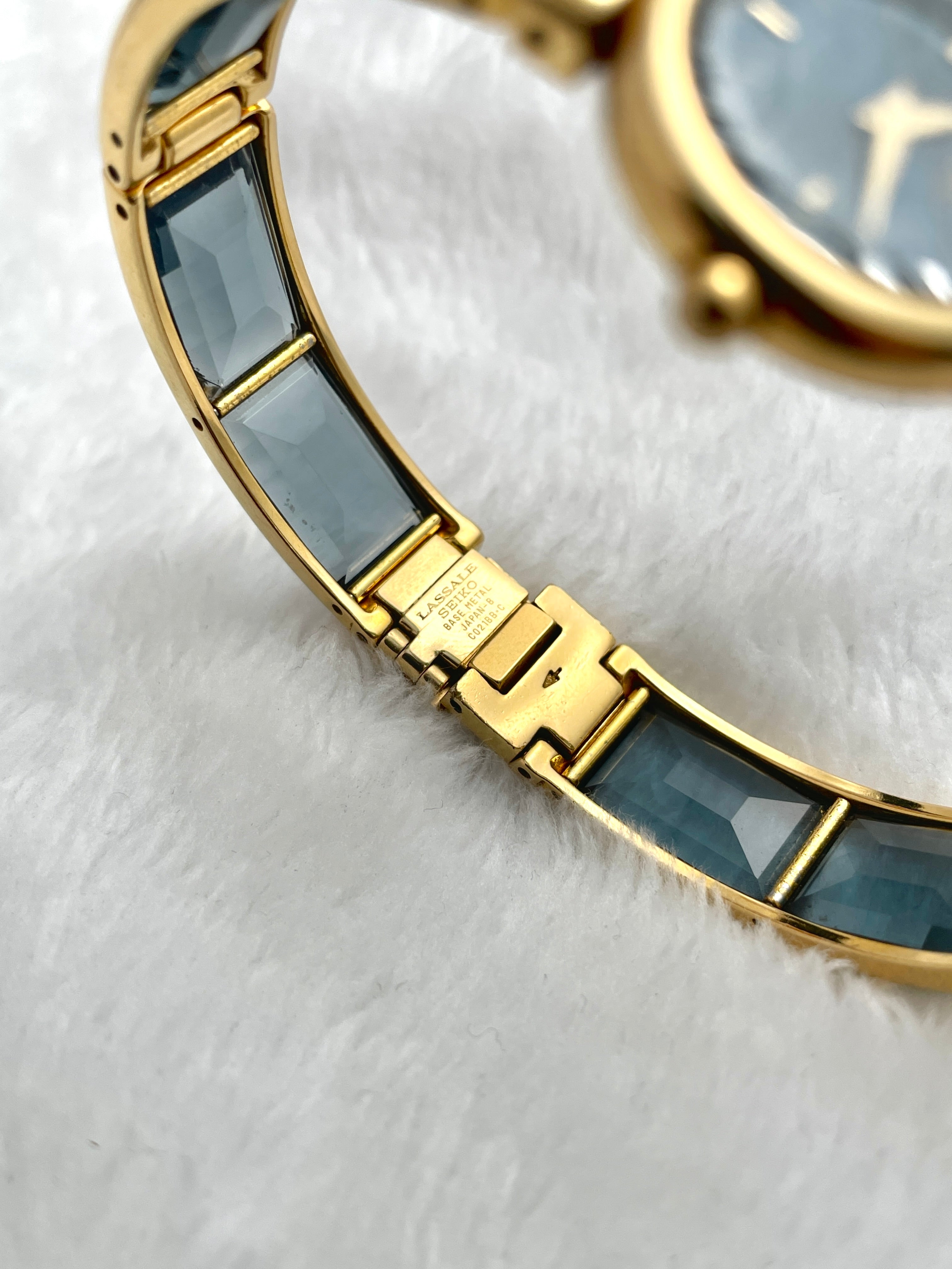 80s Seiko LASSALE Ultra Elegance Blue Dial