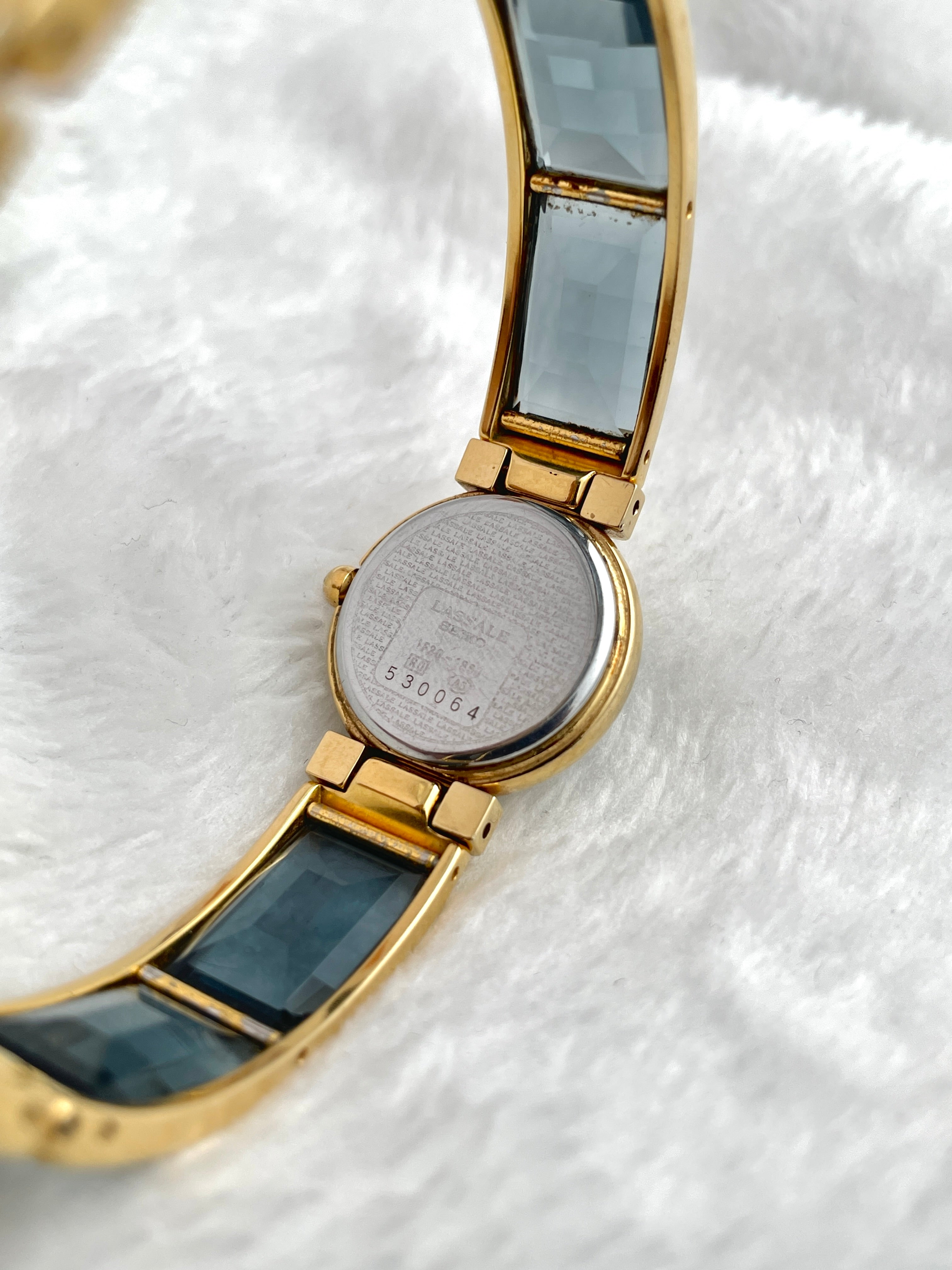 80s Seiko LASSALE Ultra Elegance Blue Dial