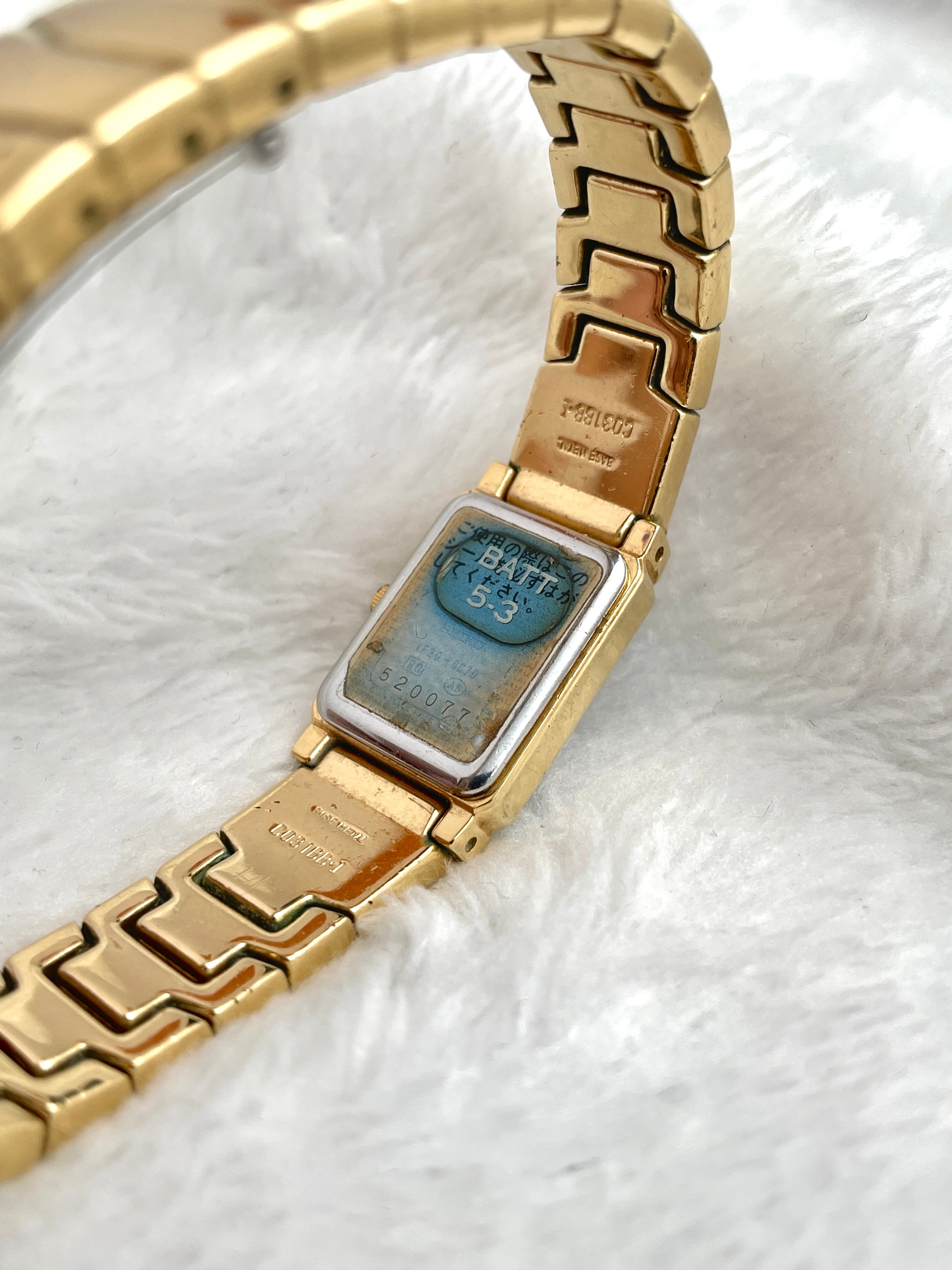 1984 Seiko LASALLE QZ Gold Tone Purple Dial