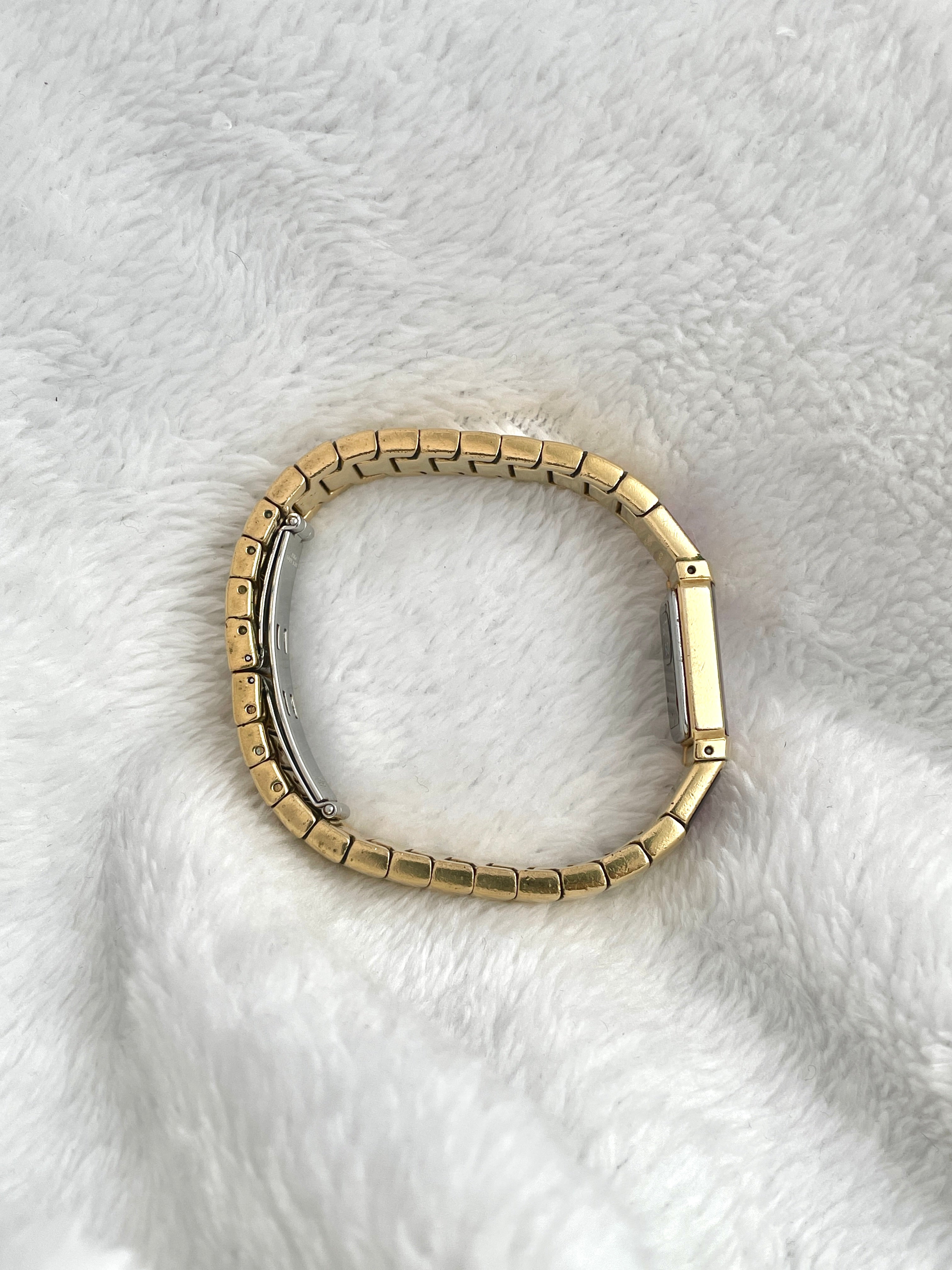 1984 Seiko LASALLE QZ Gold Tone Purple Dial