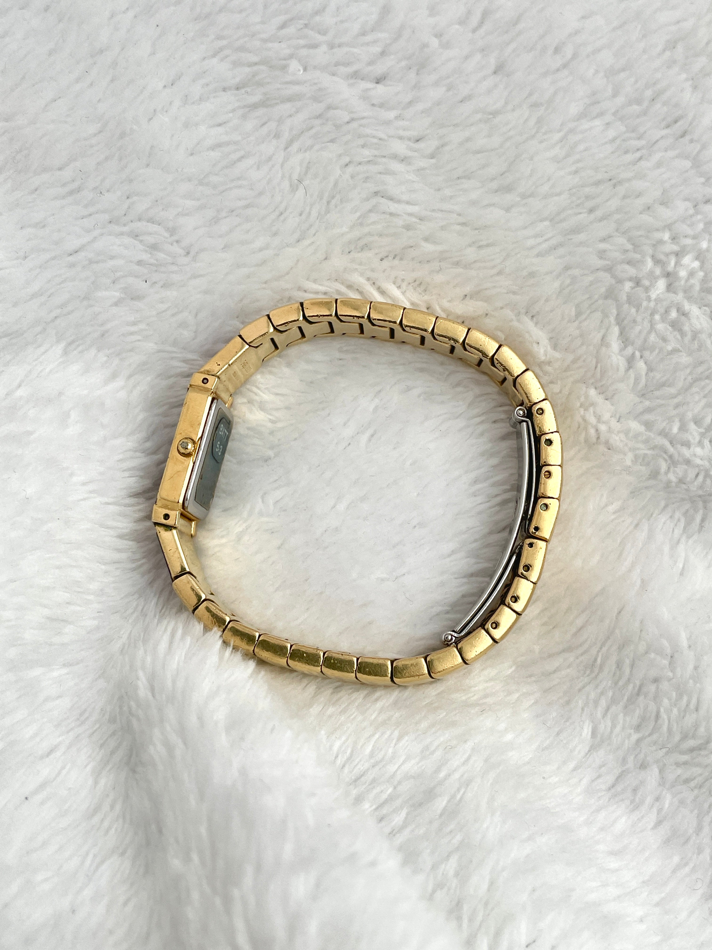 1984 Seiko LASALLE QZ Gold Tone Purple Dial