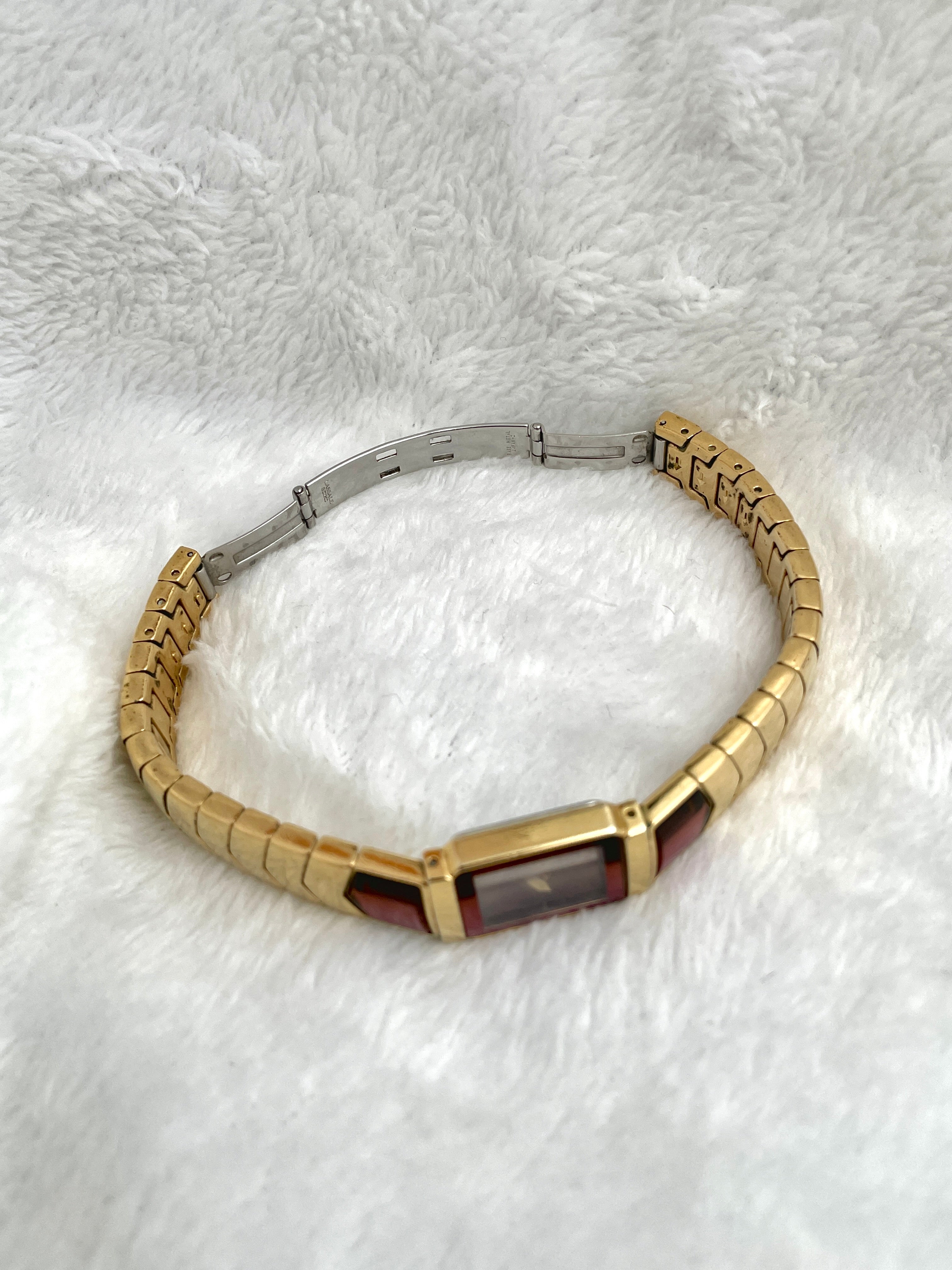 1984 Seiko LASALLE QZ Gold Tone Purple Dial